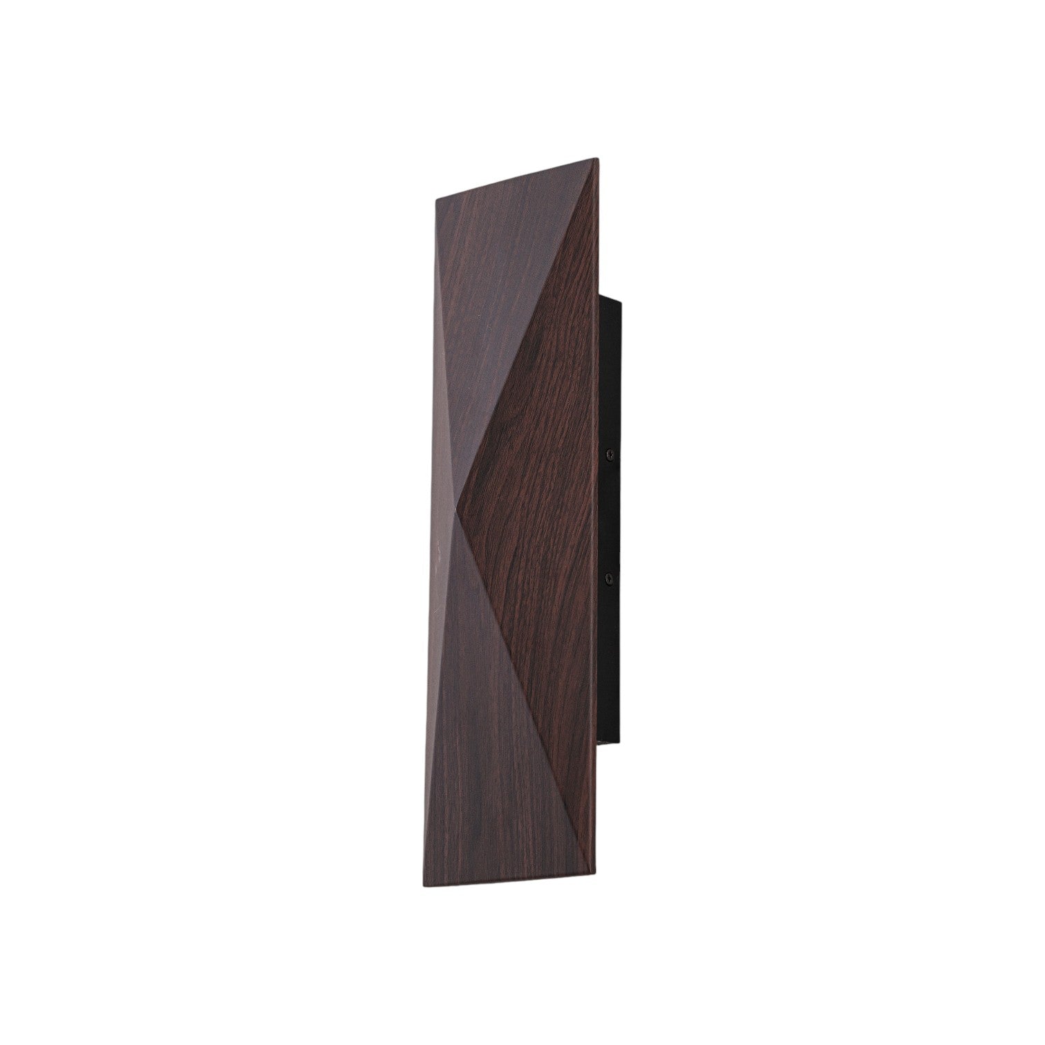 Glowlings 2-Light Modern IP54 Waterproof 3000K Dimmable Walnut Wood Finish LED Outdoor Wall Sconce