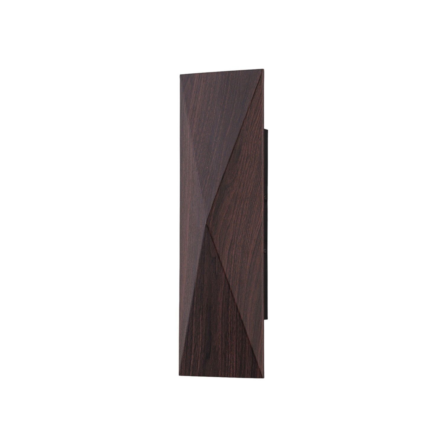 Glowlings 2-Light Modern IP54 Waterproof 3000K Dimmable Walnut Wood Finish LED Outdoor Wall Sconce