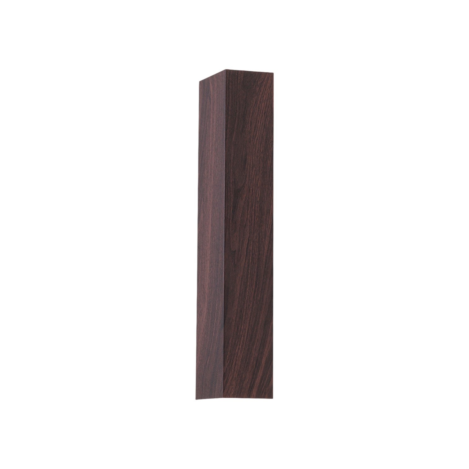 Glowlings 2-Light Modern IP54 Waterproof 3000K Dimmable Walnut Wood Finish LED Outdoor Wall Sconce