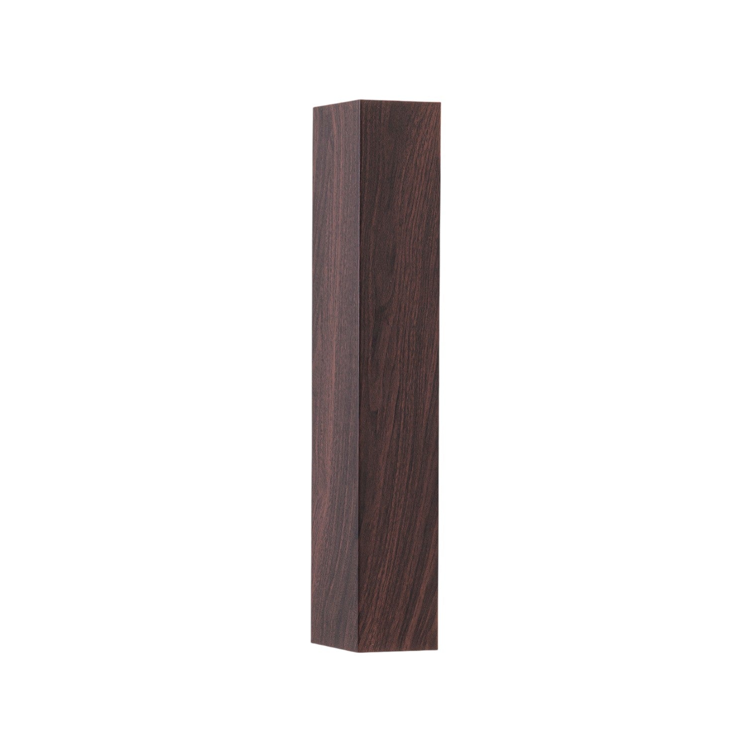 Glowlings 2-Light Modern IP54 Waterproof 3000K Dimmable Walnut Wood Finish LED Outdoor Wall Sconce