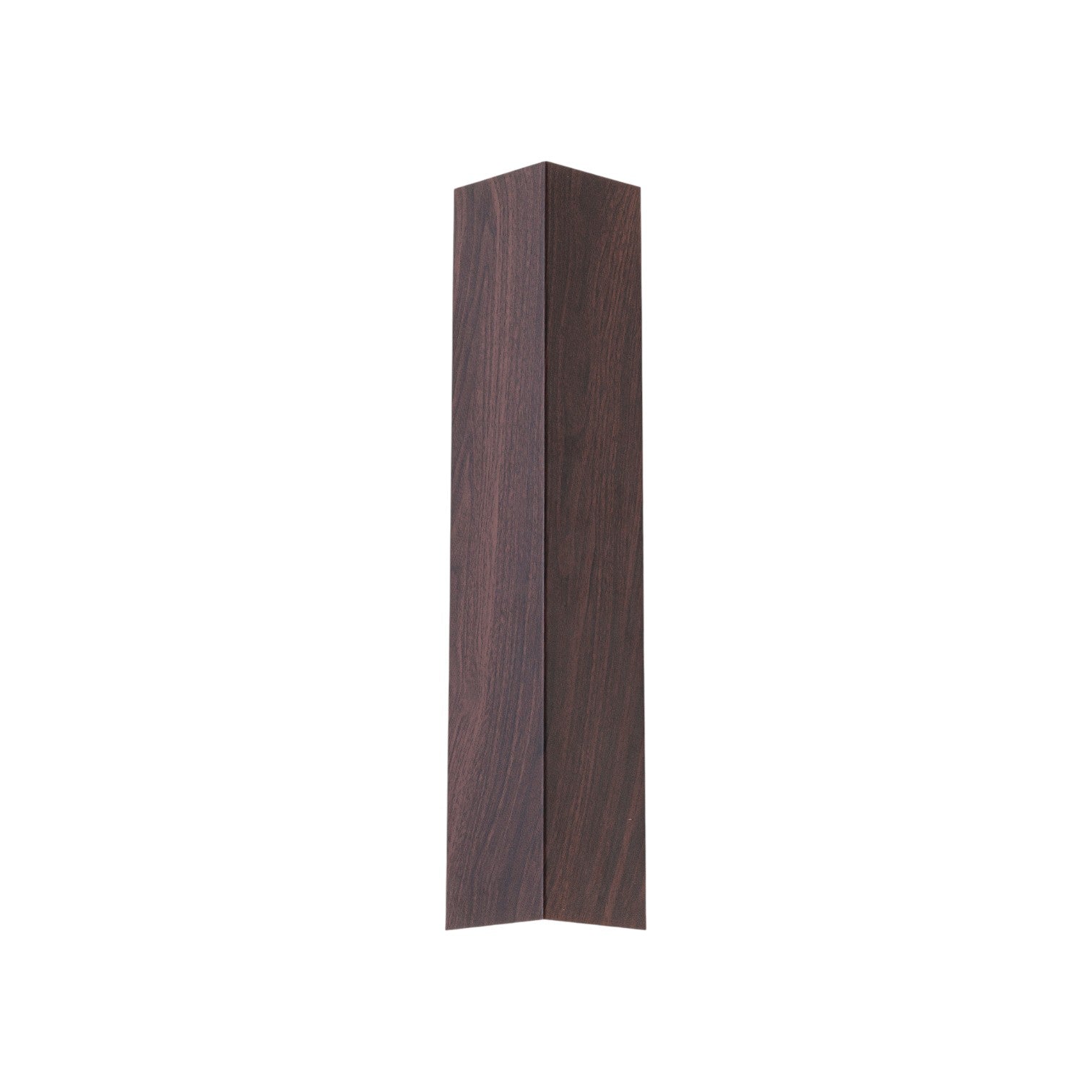 Glowlings 2-Light Modern IP54 Waterproof 3000K Dimmable Walnut Wood Finish LED Outdoor Wall Sconce