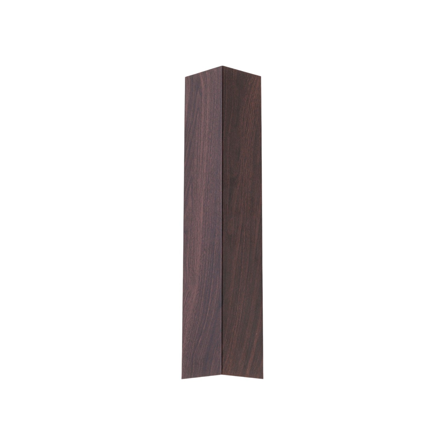 Glowlings 2-Light Modern IP54 Waterproof 3000K Dimmable Walnut Wood Finish LED Outdoor Wall Sconce