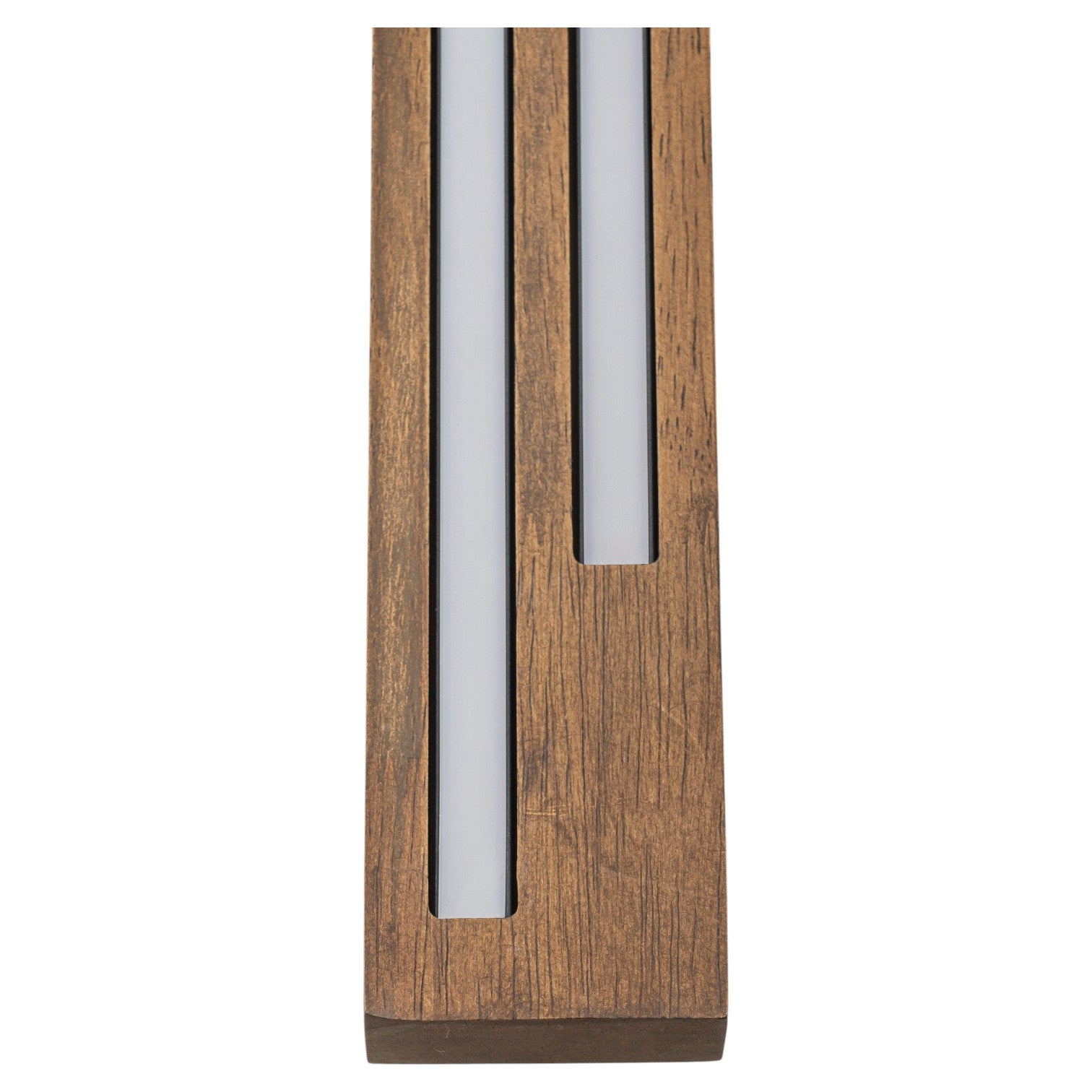 Glowlings 1/2-Light Modern Linear Wooden Indoor LED Wall Sconce