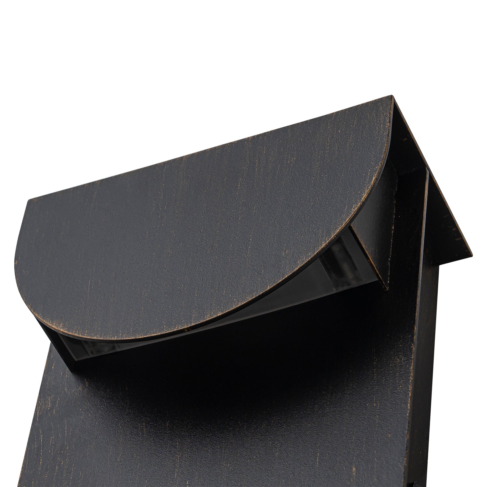 Glowlings 2-Light Modern 12"High Matte Black Integrated LED Outdoor Wall Sconce