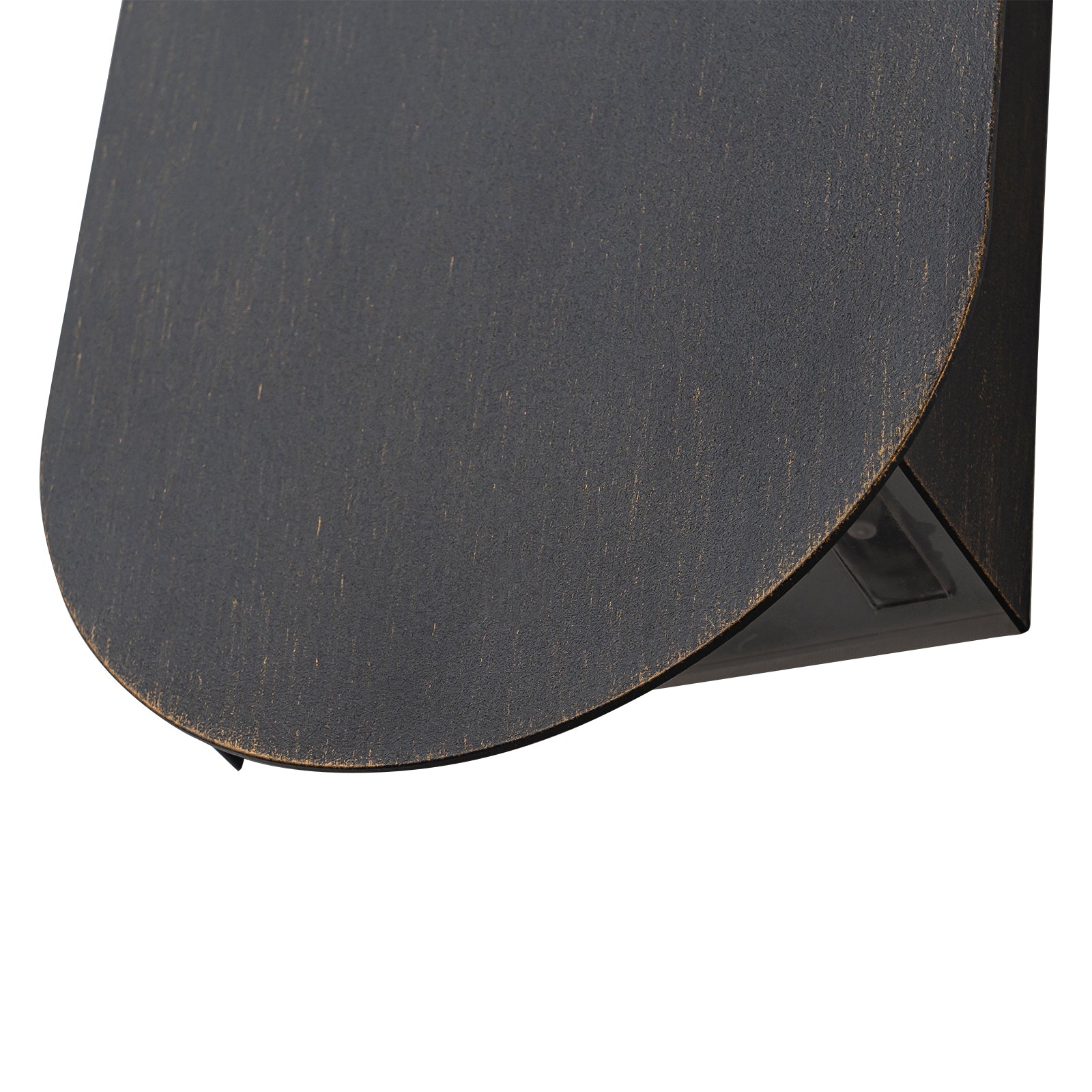Glowlings 2-Light Modern 12"High Matte Black Integrated LED Outdoor Wall Sconce