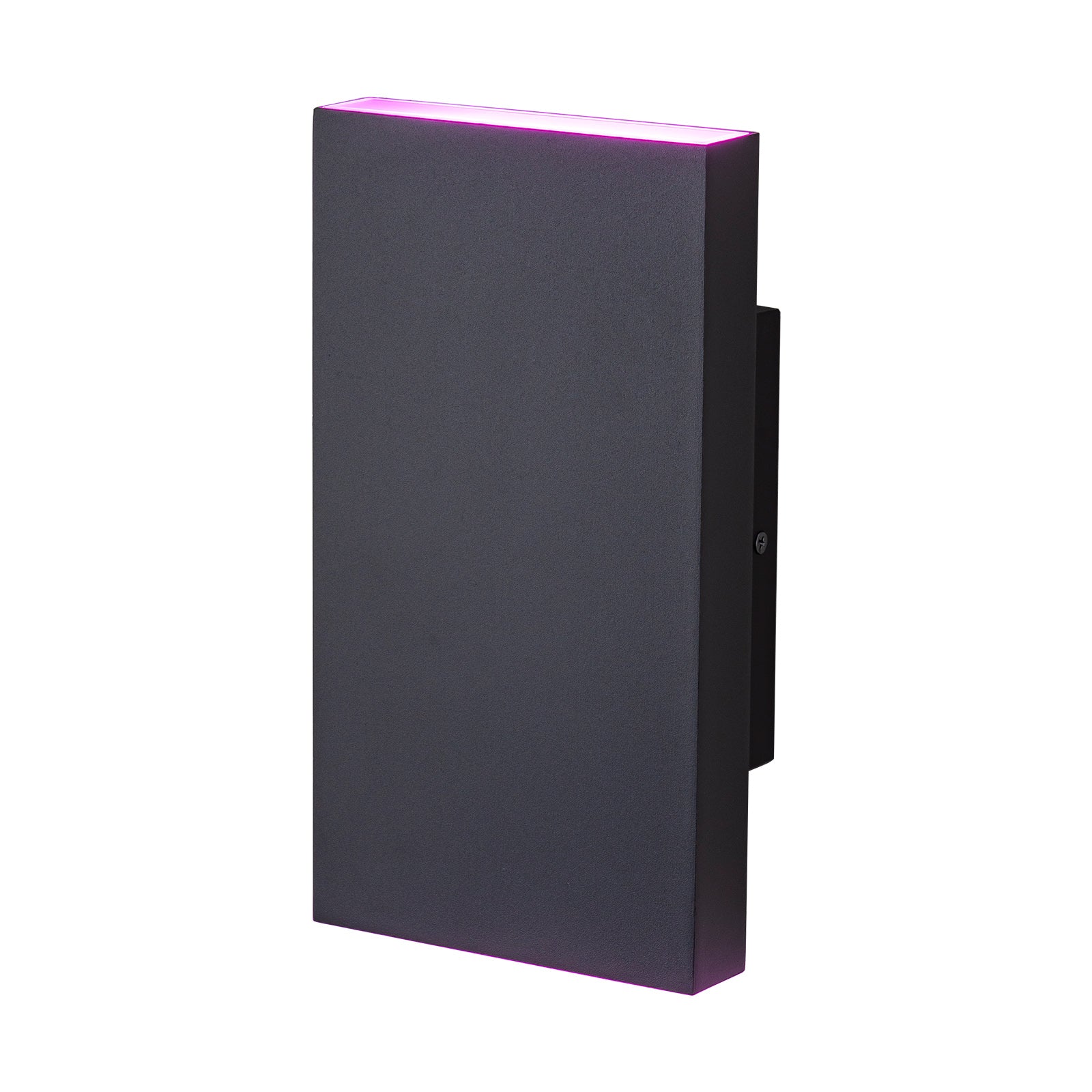 Glowlings 2-Light Modern 10‘’High RGB LED Outdoor Wall Sconce Color Changing Indoor Wall Light
