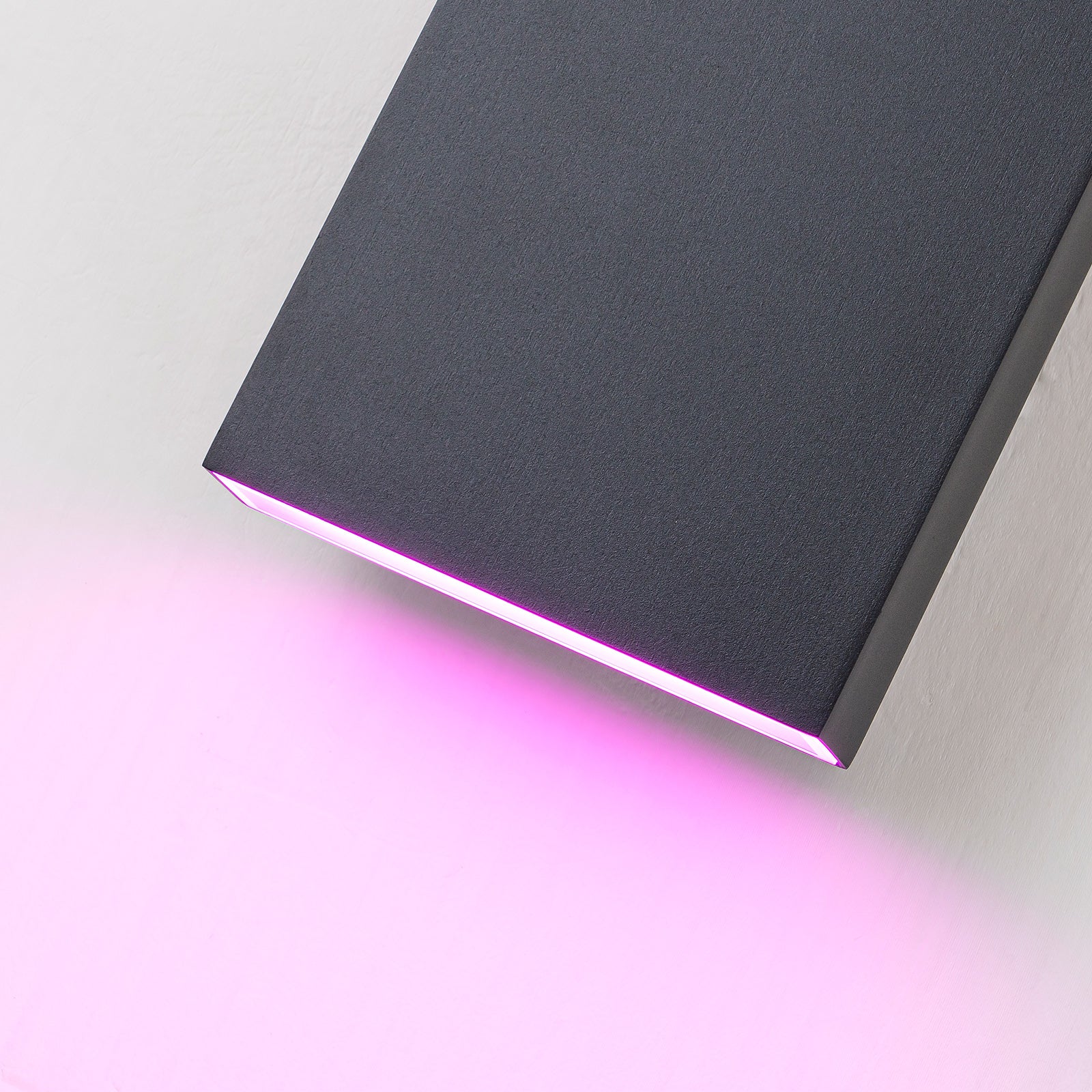 Glowlings 2-Light Modern 10‘’High RGB LED Outdoor Wall Sconce Color Changing Indoor Wall Light