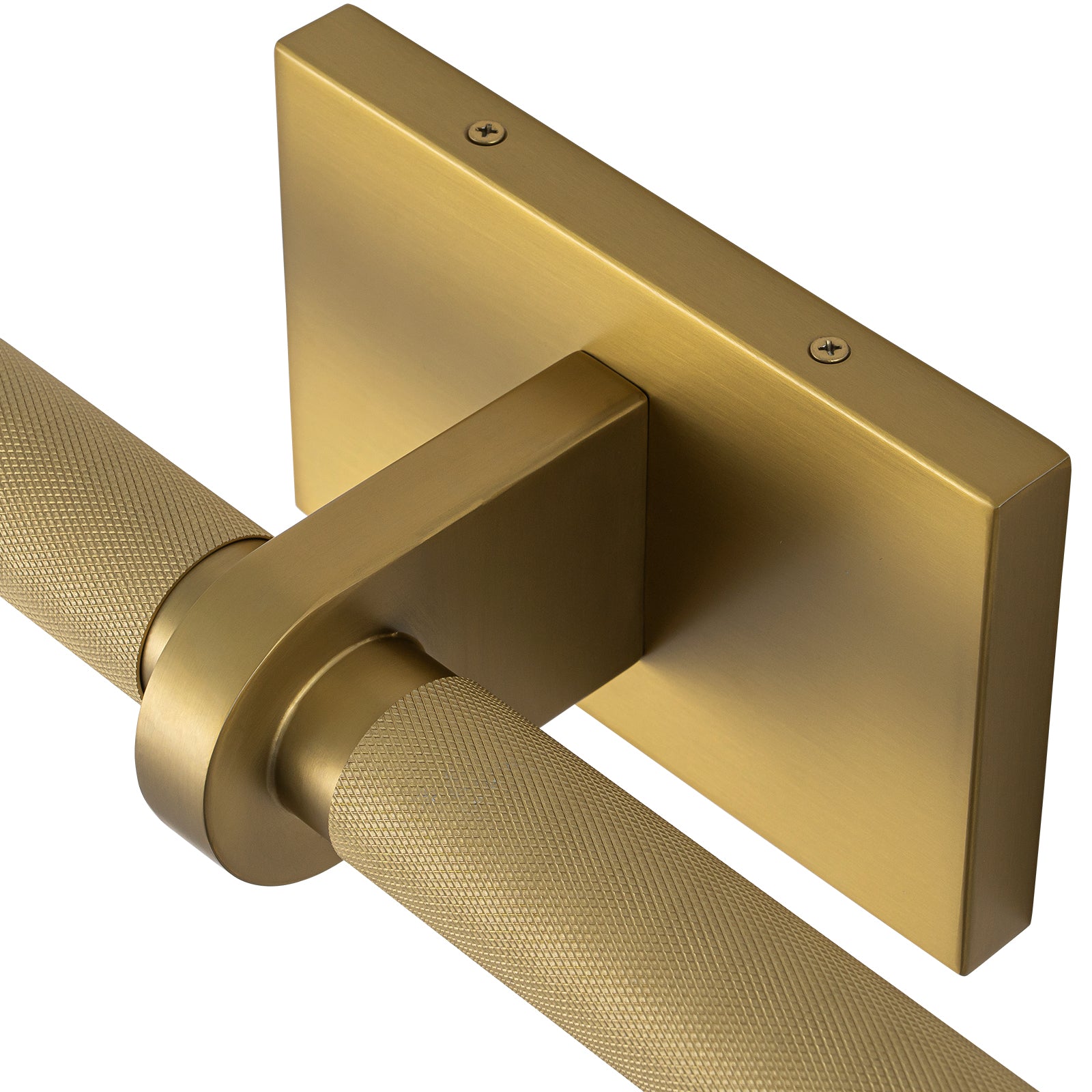 Glowlings 2-Light Modern 24"Wide Rotatable 360° Knurling Texture Antique Brass Picture Light