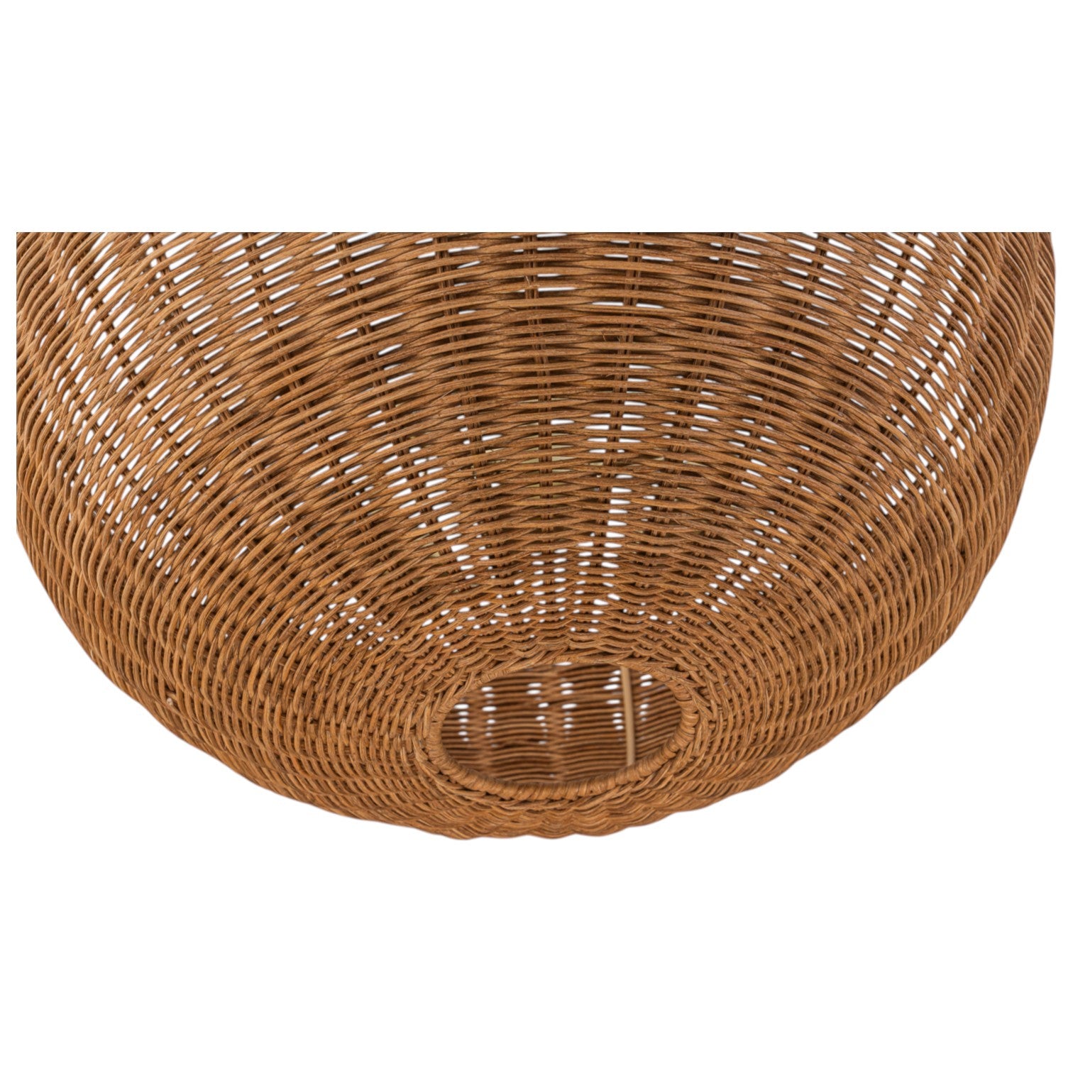 Glowlings 3-Light Boho Brass Rattan Semi Flush Mount Ceiling Light Handwoven Wicker Bowl Light Fixture