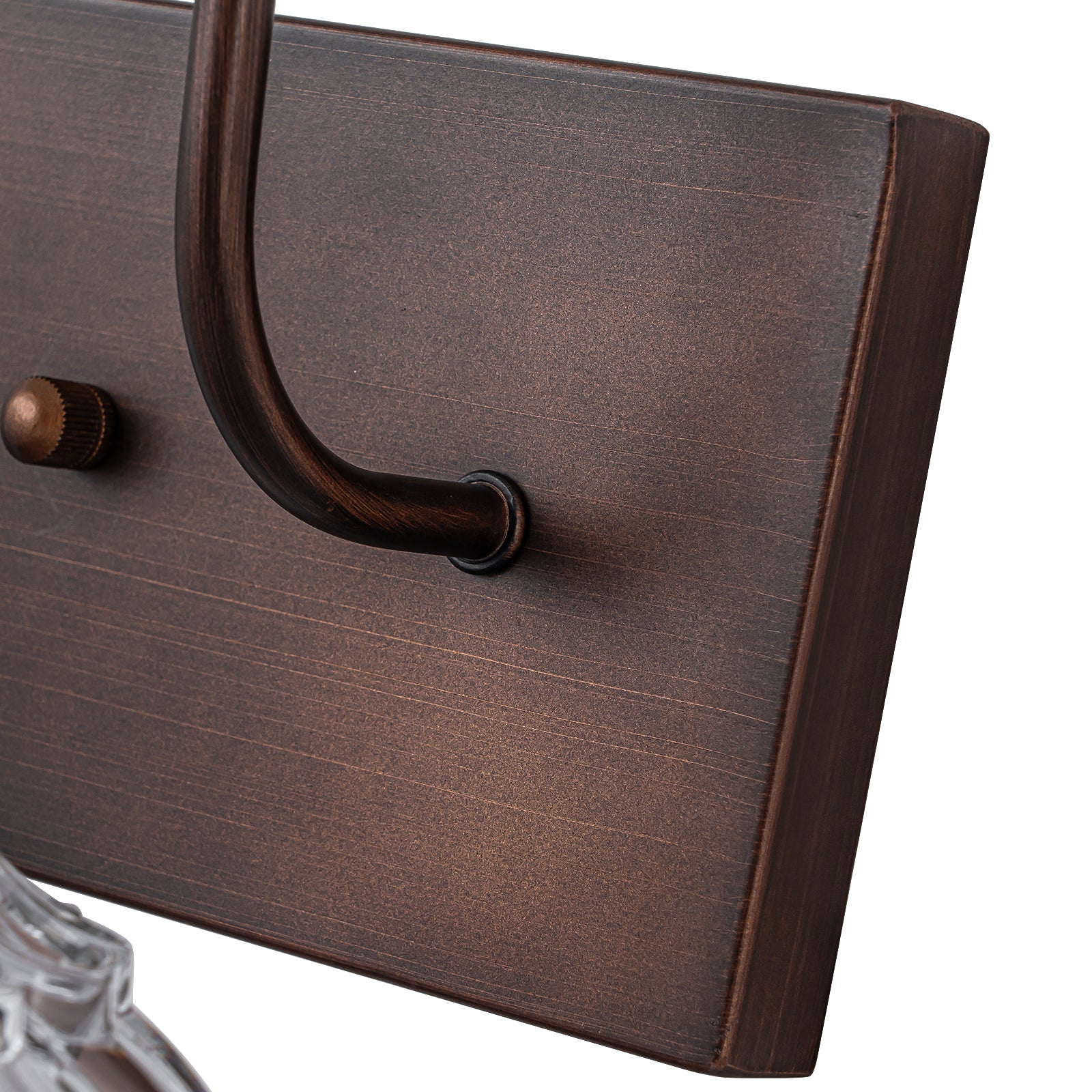 Glowlings 1/3/4-Light Vintage Antique Bronze Glass Flower Shaped Bathroom Vanity Light Over Mirror