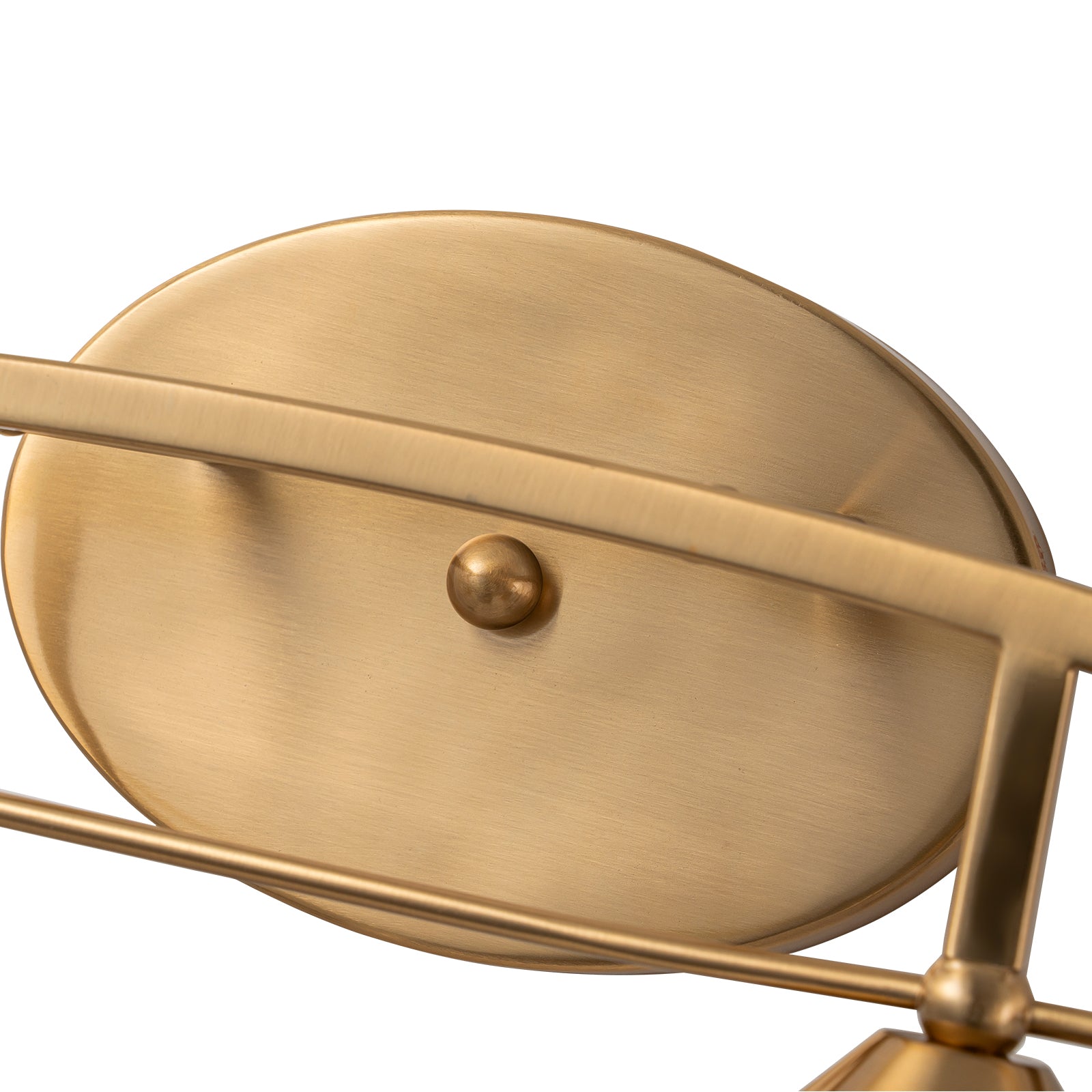 Glowlings 3/4-Light Modern Brass Curve Opal Glass Bathroom Vanity Light