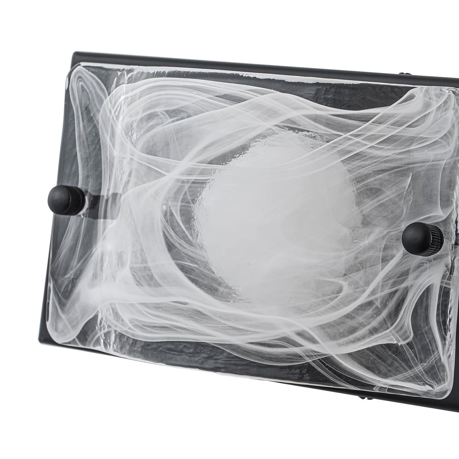 Glowlings 3/4-Licht Moderne LED-Badezimmer-Waschtischleuchte aus Wolkenglas mit DIP-Dimmung