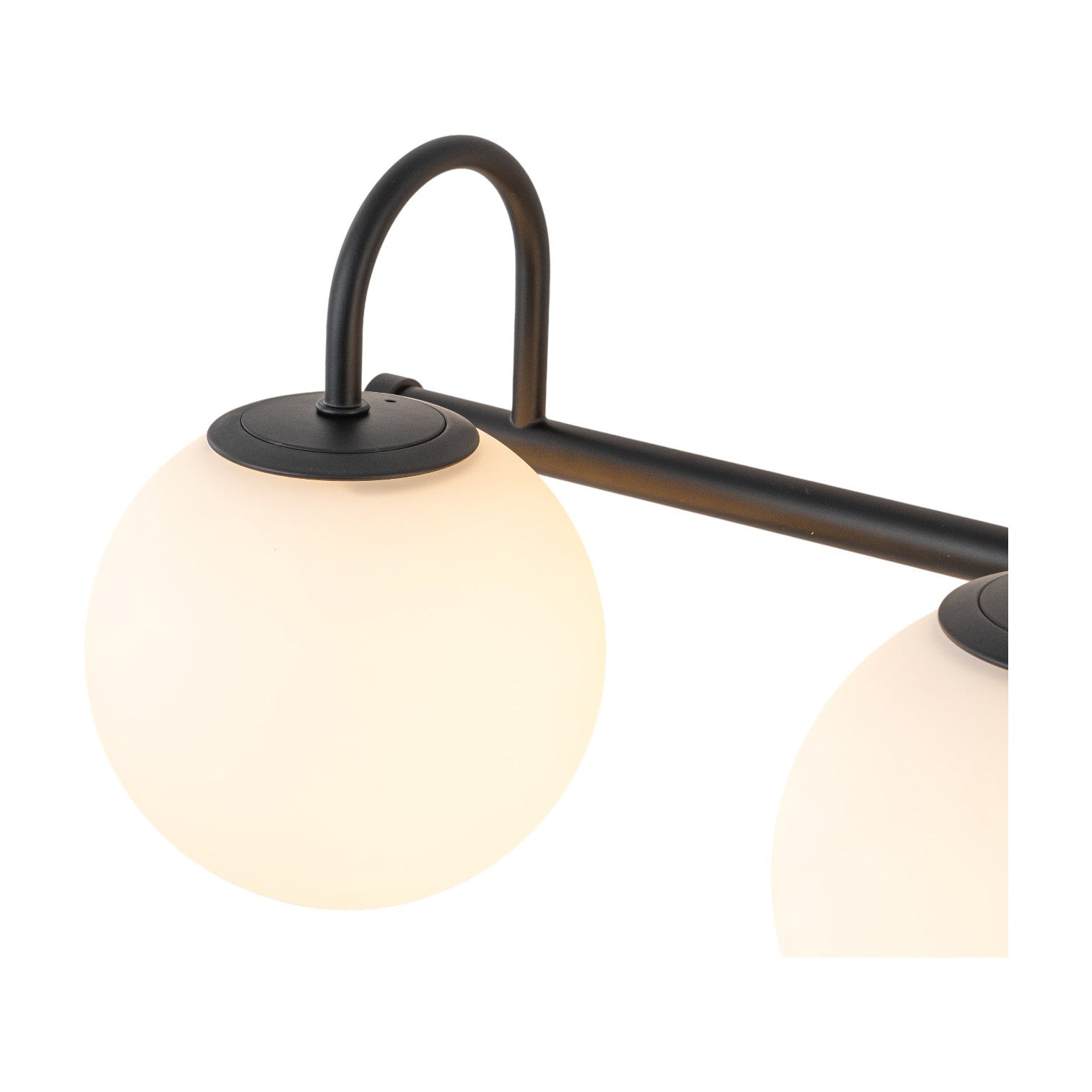 Glowlings 3/4-Licht Vintage Antik Kupfer Opalglas Badezimmer Eitelkeit Licht über Spiegel