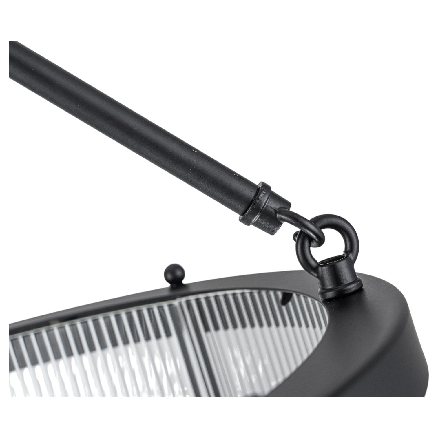 Glowlings 4-Light Modern 16"Wide Cylinder Lantern Clear Ribbed Glass Chandelier