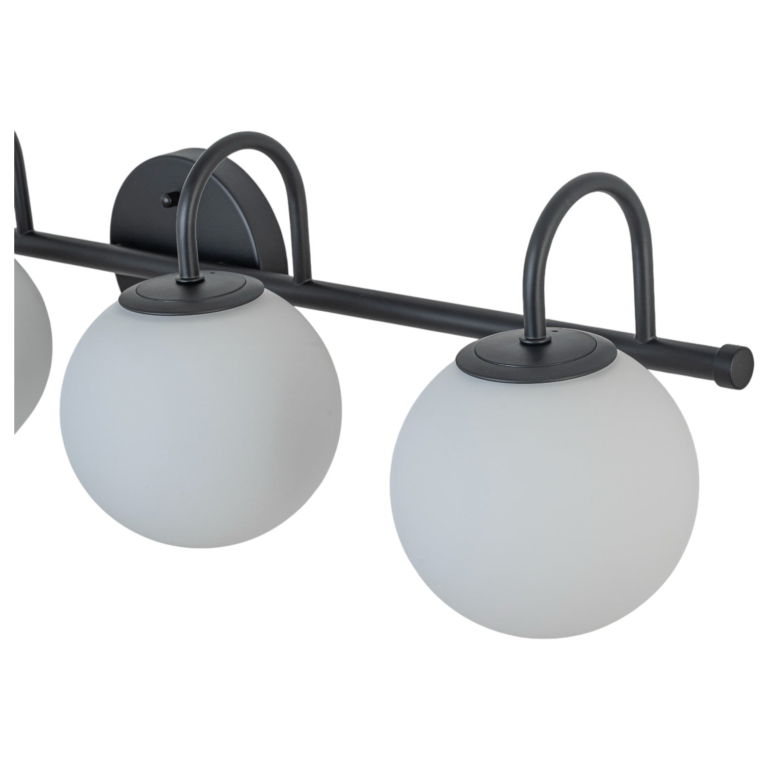 Glowlings 3/4-Licht Vintage Antik Kupfer Opalglas Badezimmer Eitelkeit Licht über Spiegel