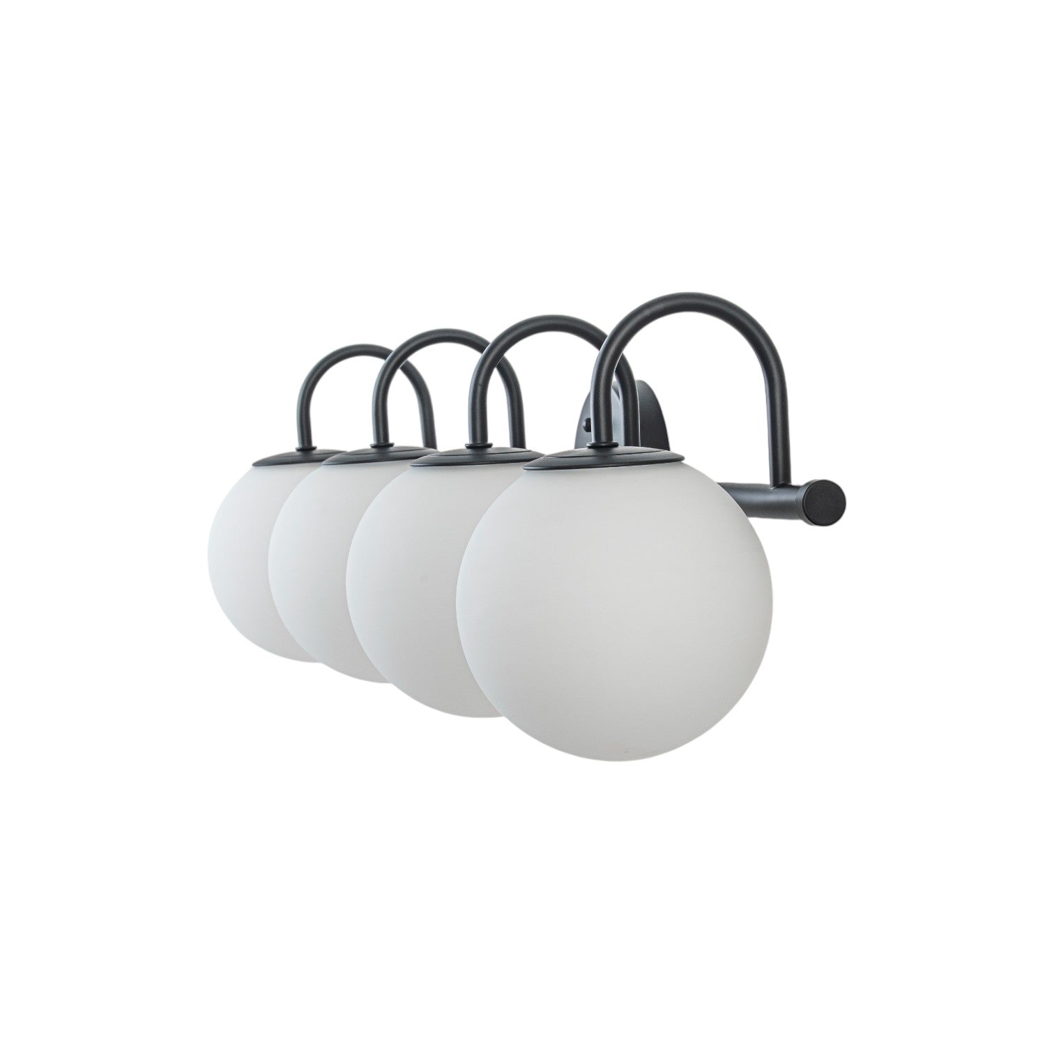 Glowlings 3/4-Licht Vintage Antik Kupfer Opalglas Badezimmer Eitelkeit Licht über Spiegel