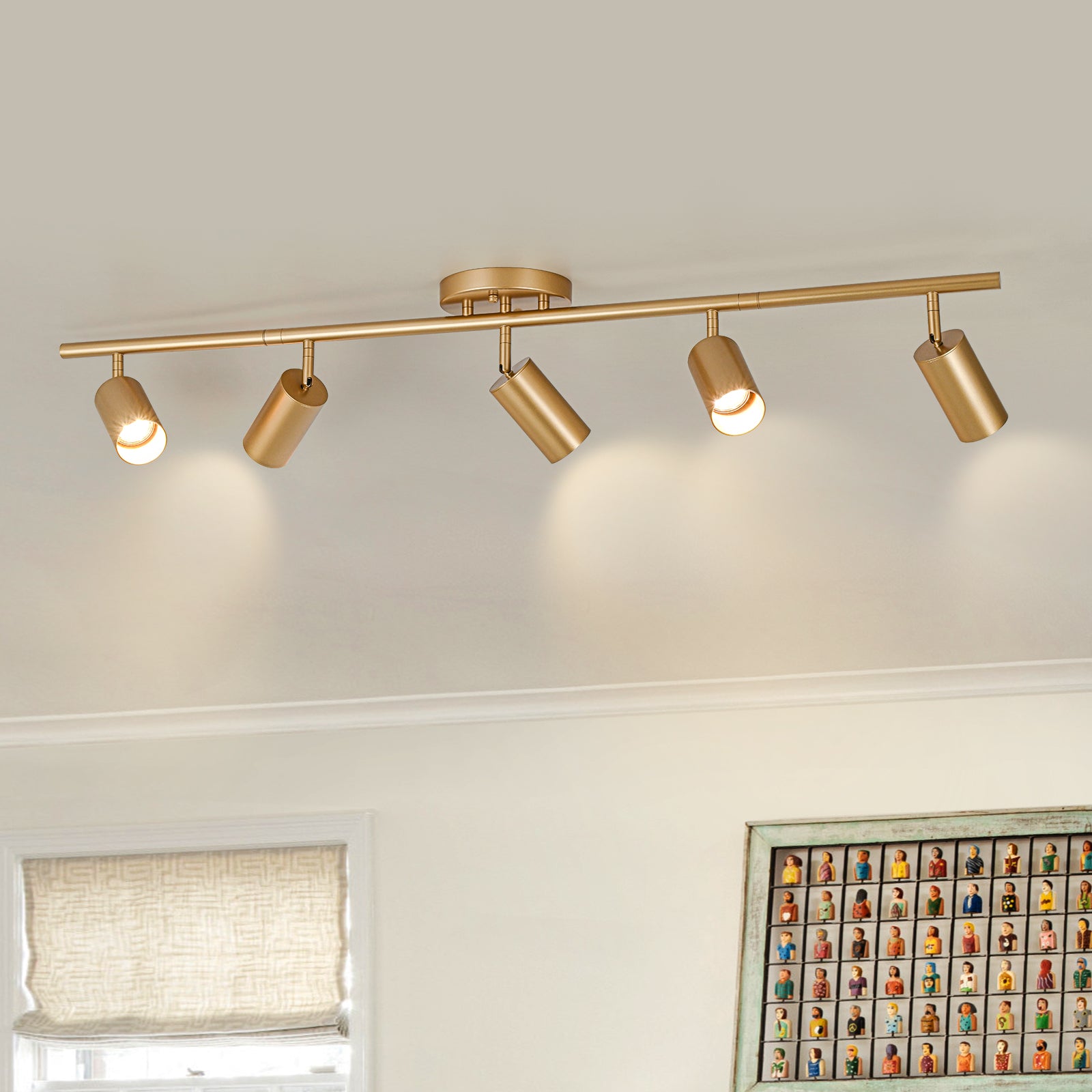 Brass spotlight ceiling light on sale