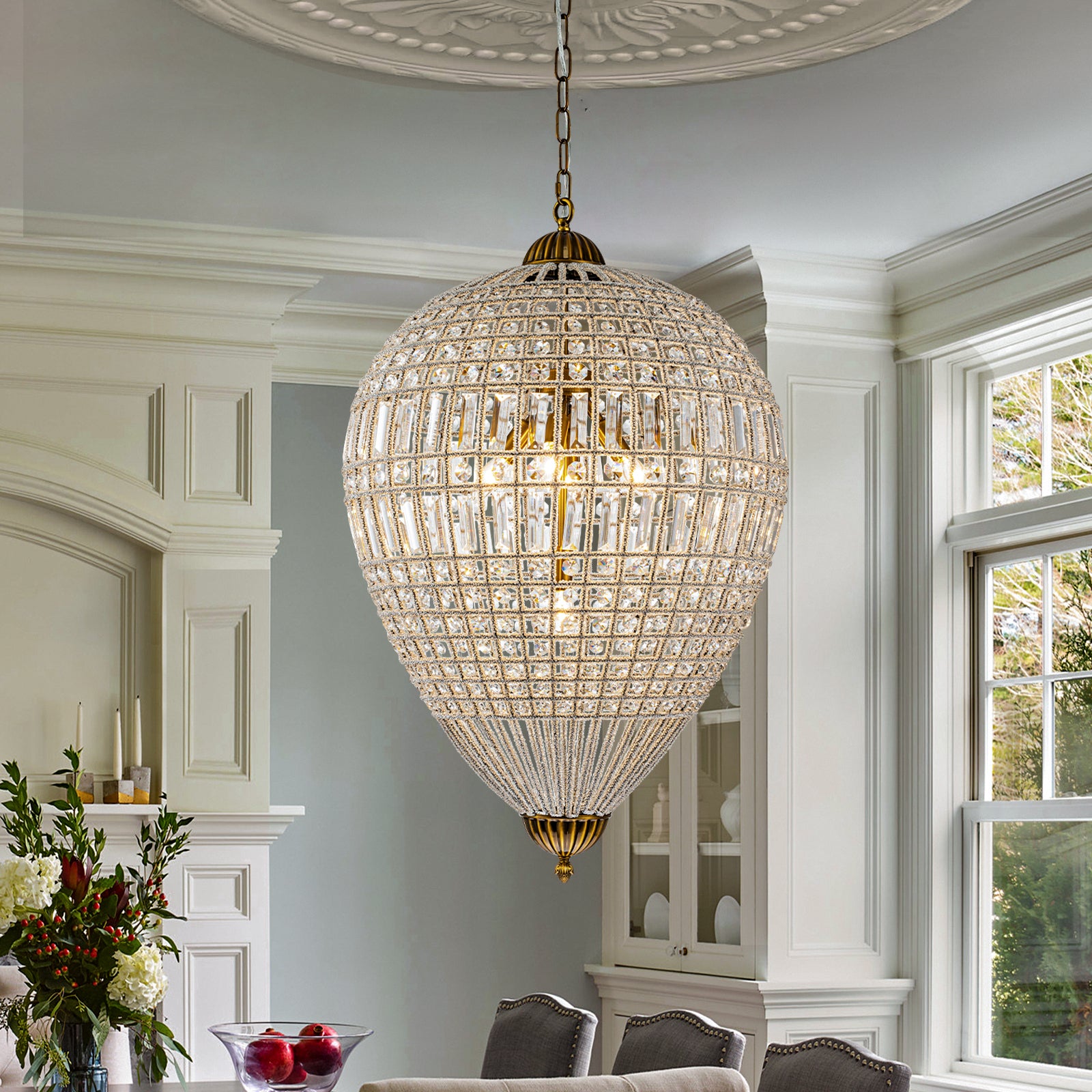Shabby chandelier sale
