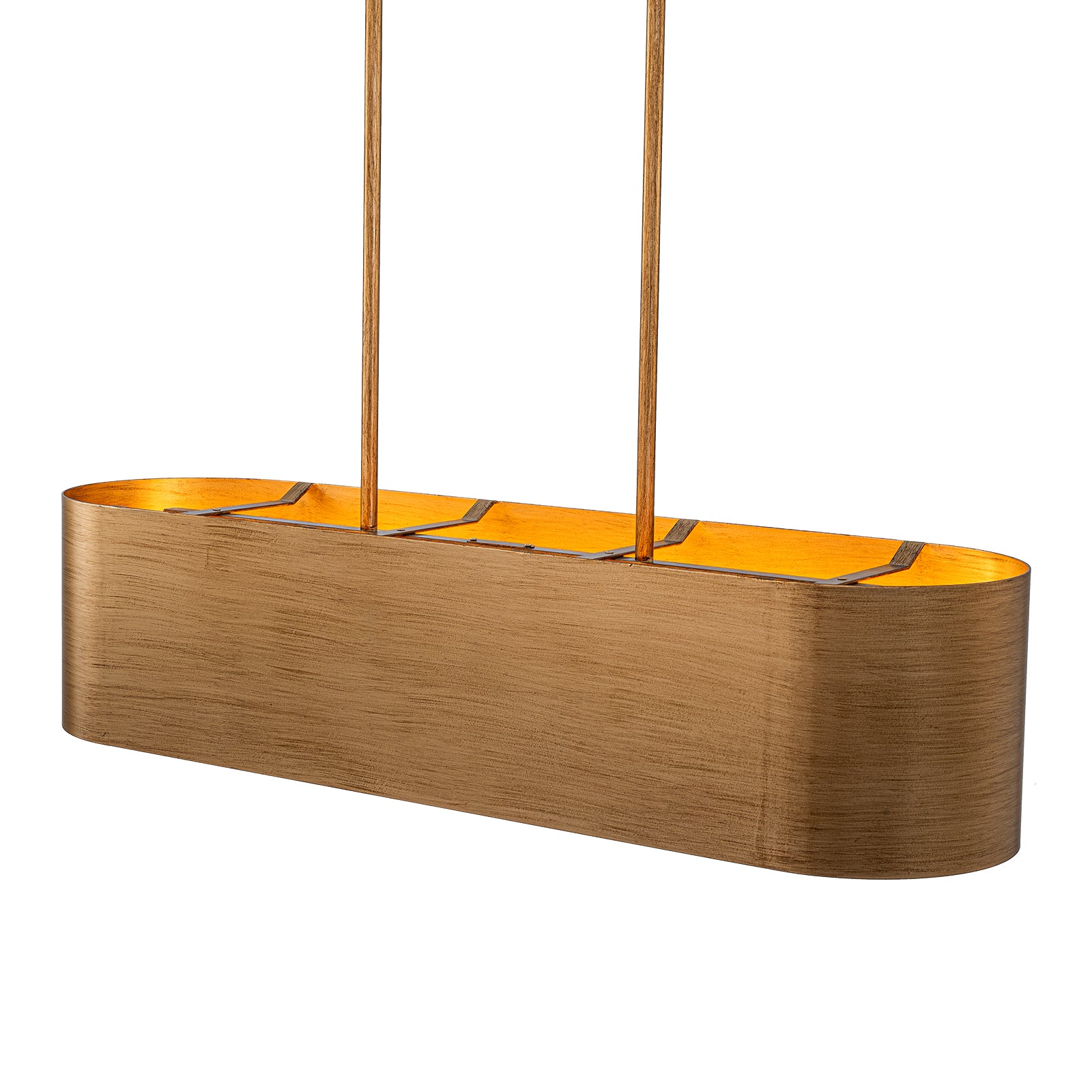 Glowlings 5-Light Industrial 39"Wide Large Rustic Bronze Metal Linear Chandelier