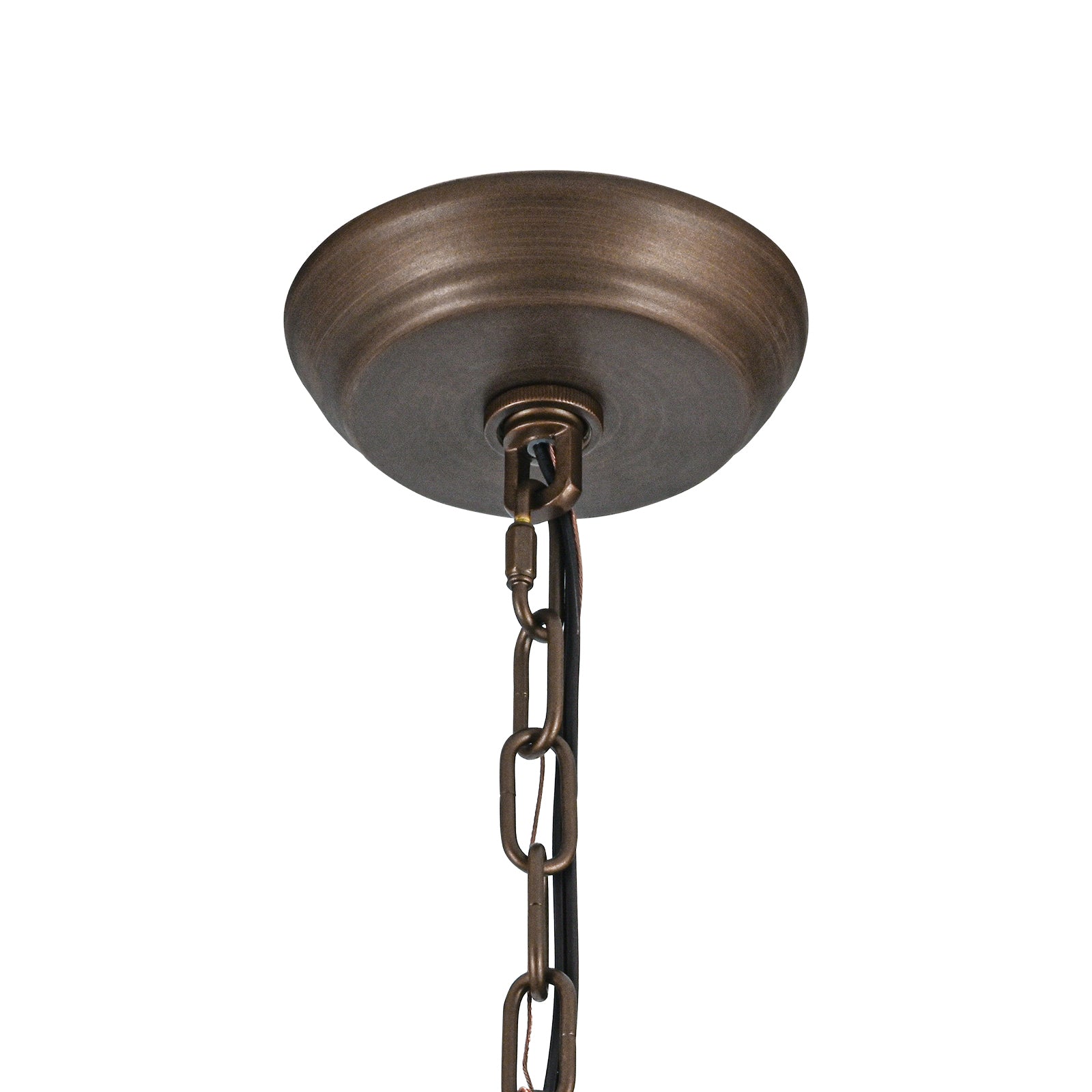 Glowlings 5-flammiger 17" breiter Luxus-Kristall-Kronleuchter in Antik-Bronze