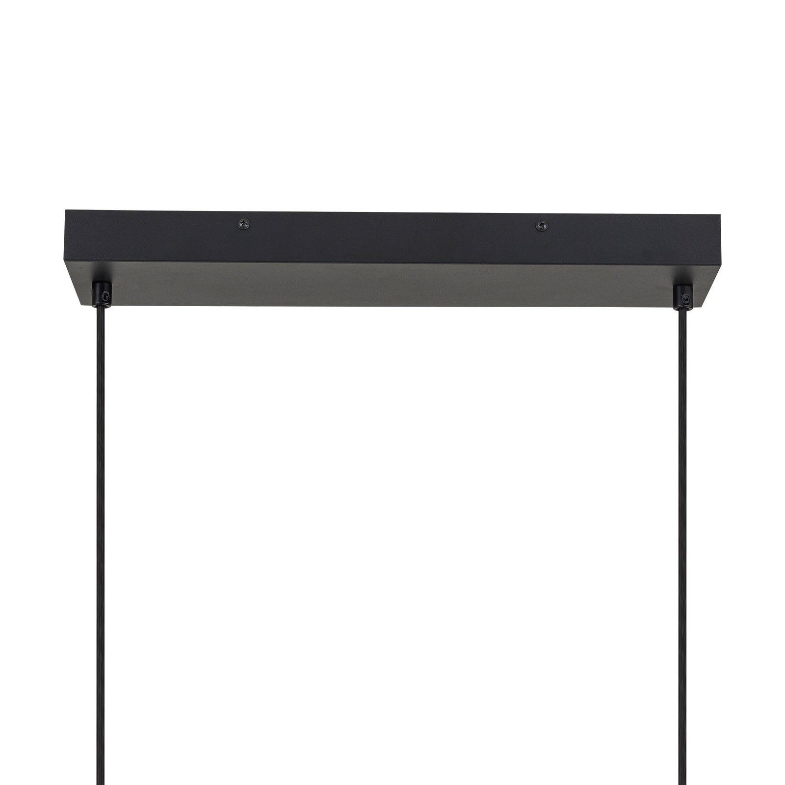 Glowlings 5-flammige, moderne, 124 cm breite, zweistufige, runde, kreisförmige, lineare Pendelleuchte aus Holz, Inselleuchte