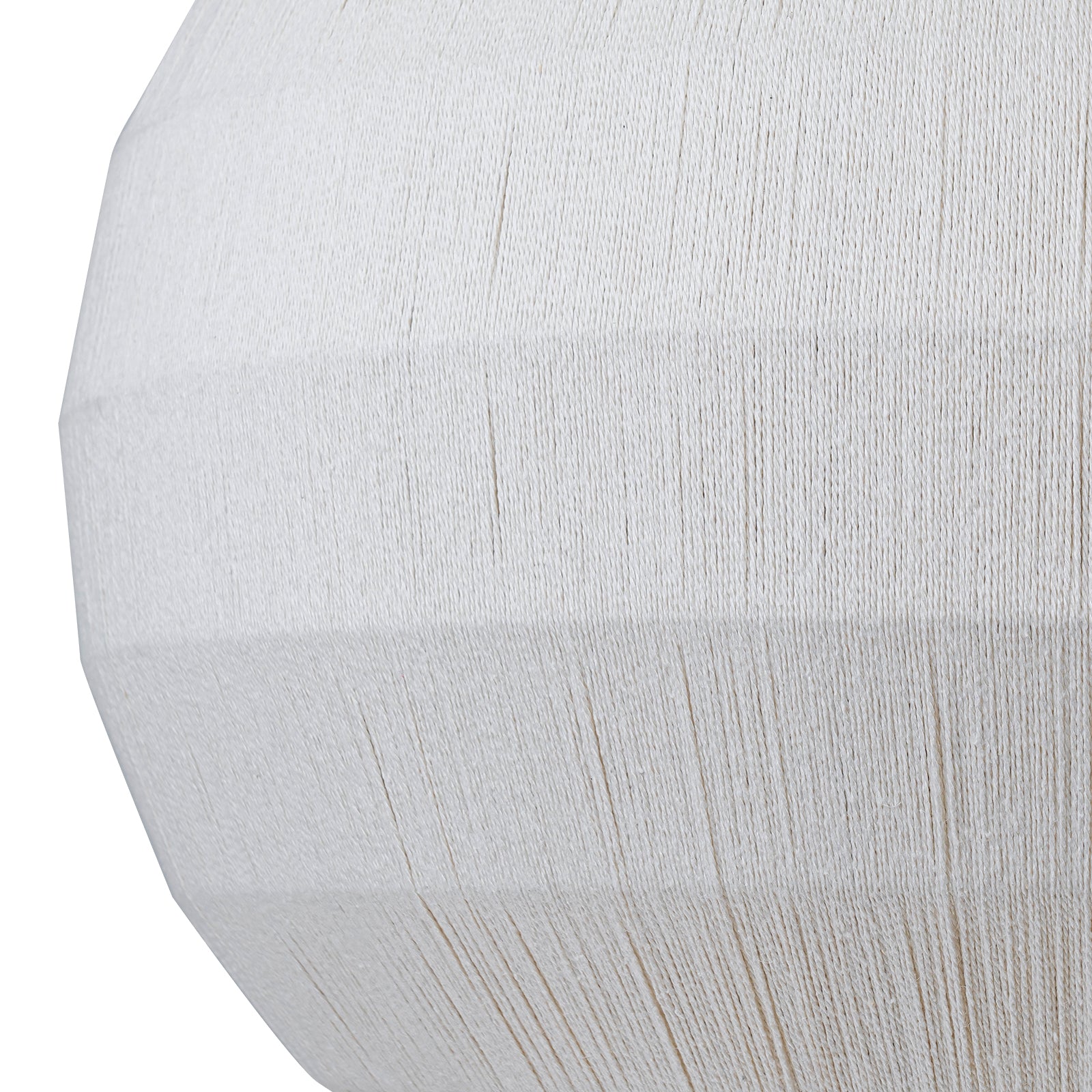 Glowlings 6-Light Bohemian 20"Wide Large Hand-Woven White Rope Globe Chandelier