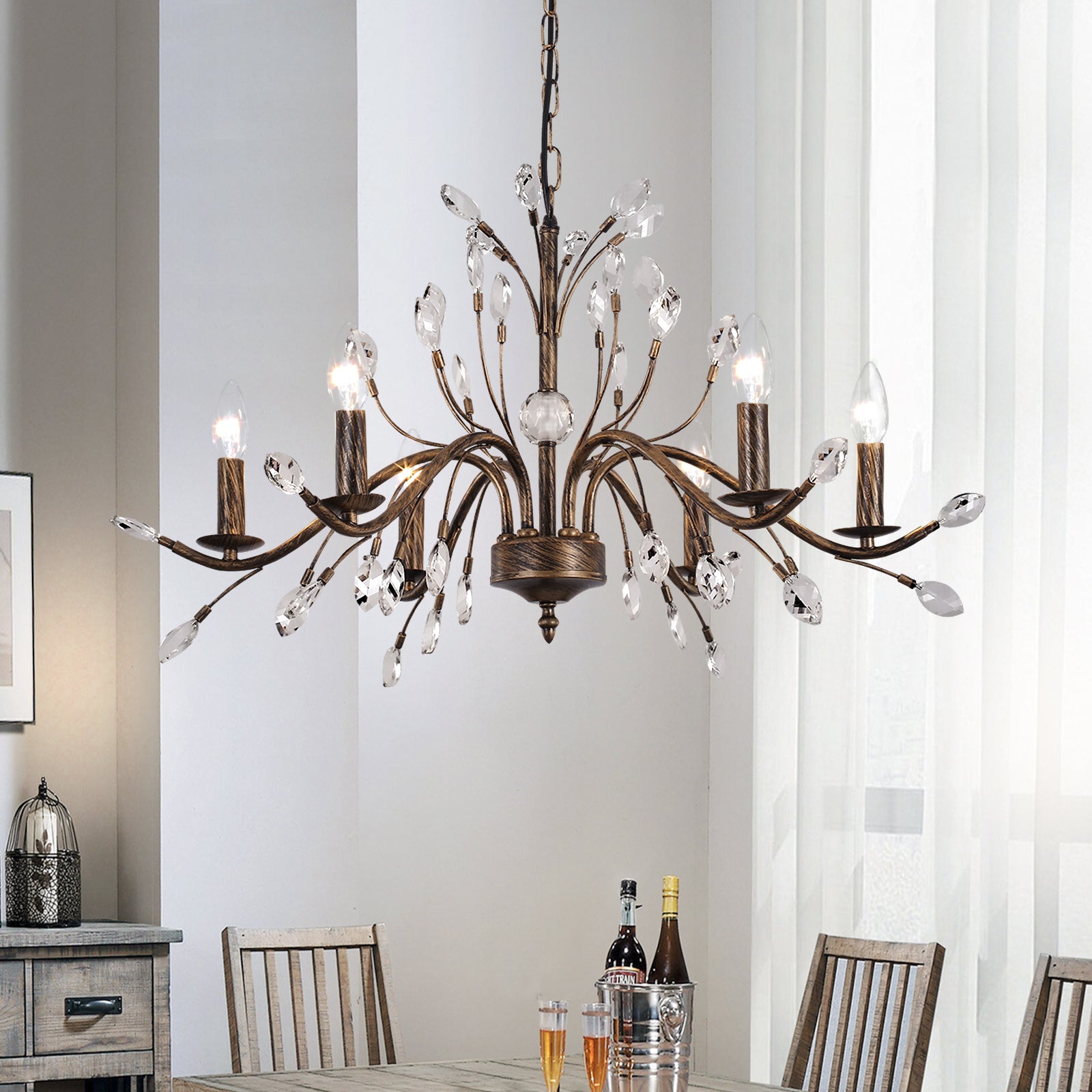 Chandelier vintage style top
