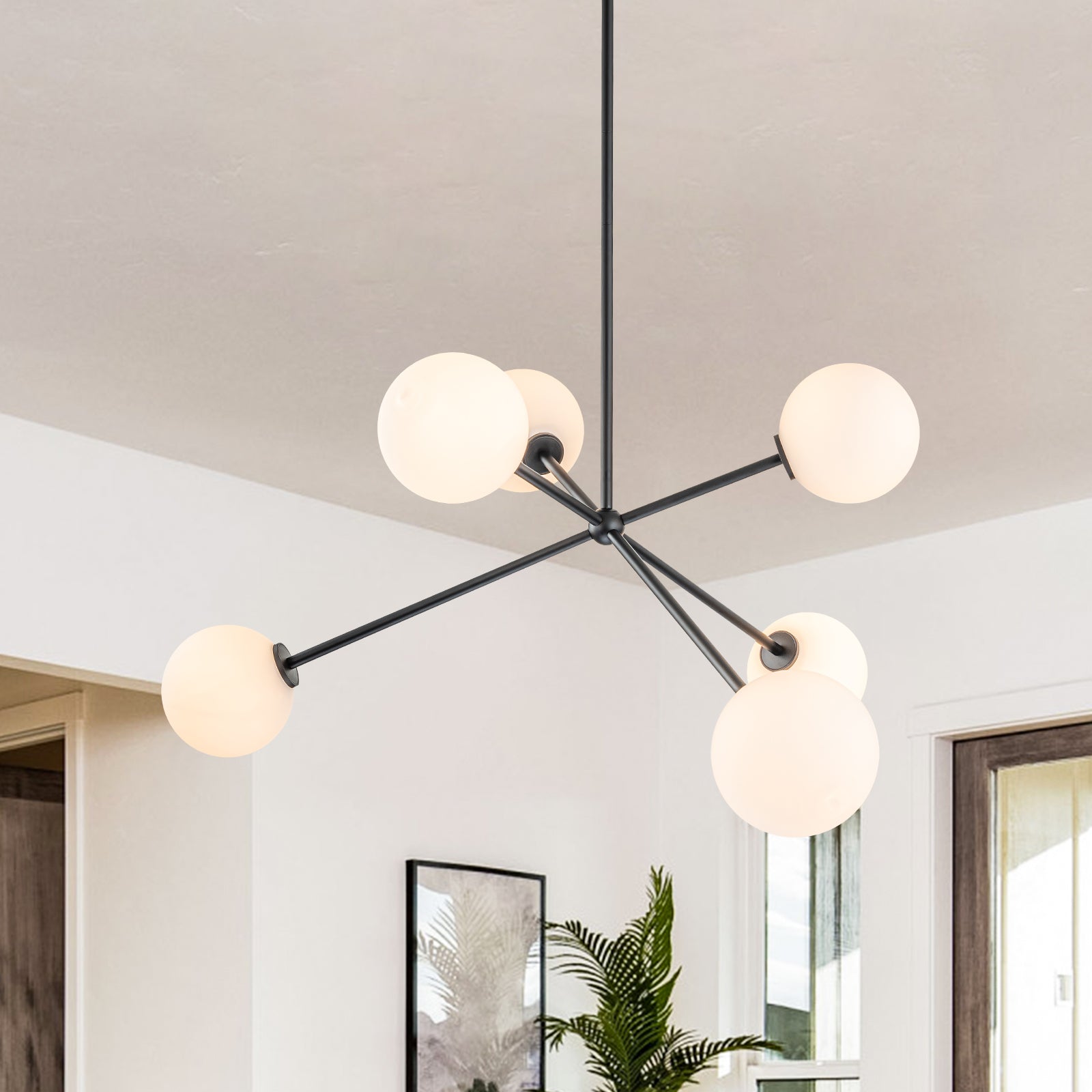 Modern best sale sputnik chandelier