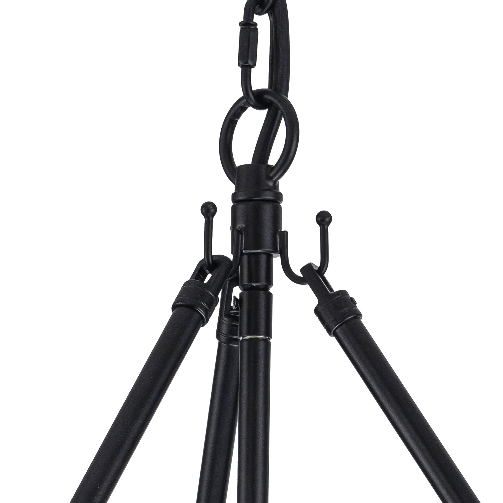 Glowlings 6-flammiger moderner 24" breiter Trommel-Kronleuchter aus strukturiertem Wasserwellenglas