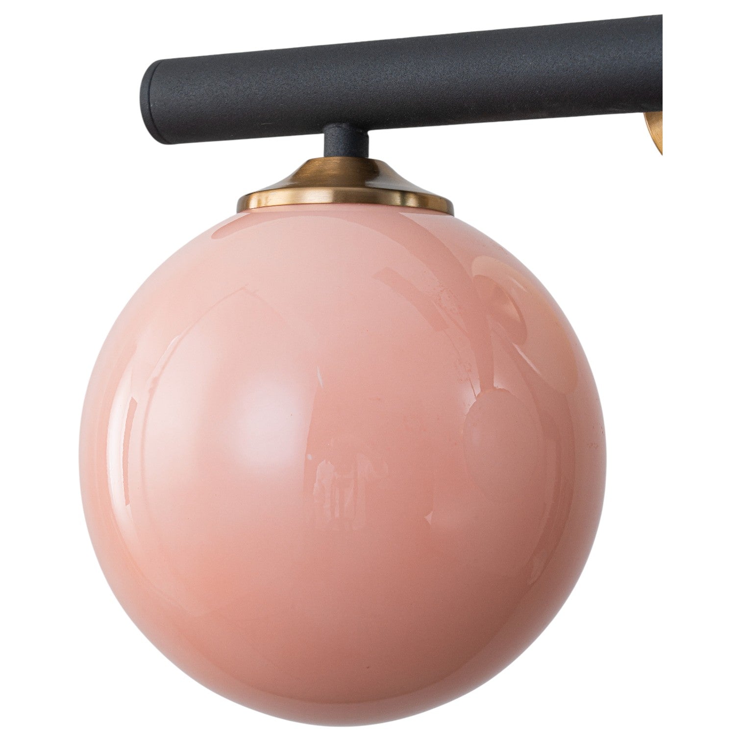 Glowlings 7-Light 39"Wide Linear Colorful Opal Globe Glass Pendant Light Island Light