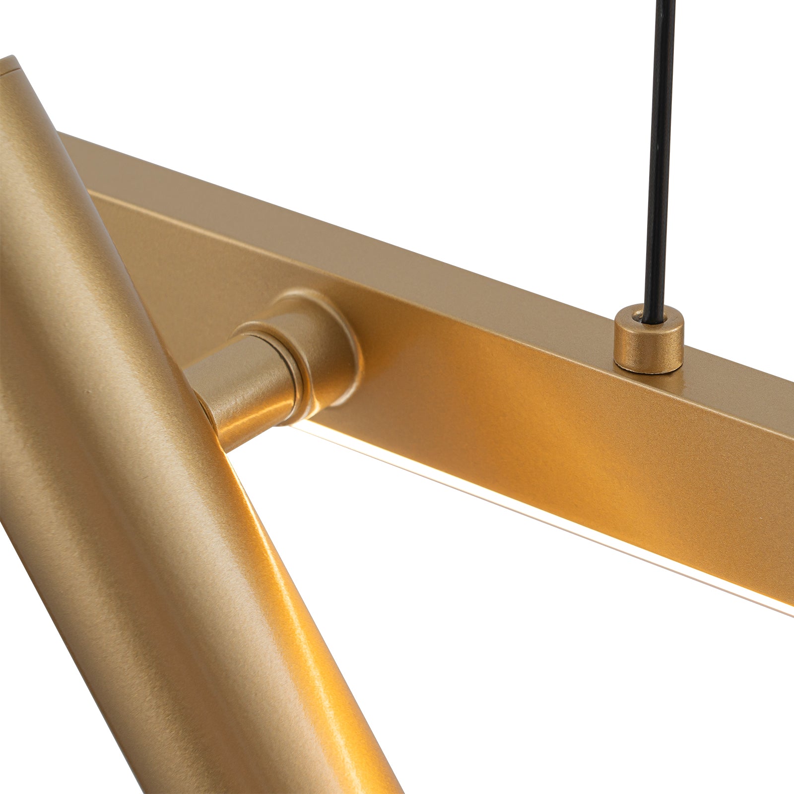 Glowlings 7-flammig, modern, 119,4 cm breit, LED-Strahler, lineare Pendelleuchte, Inselleuchte