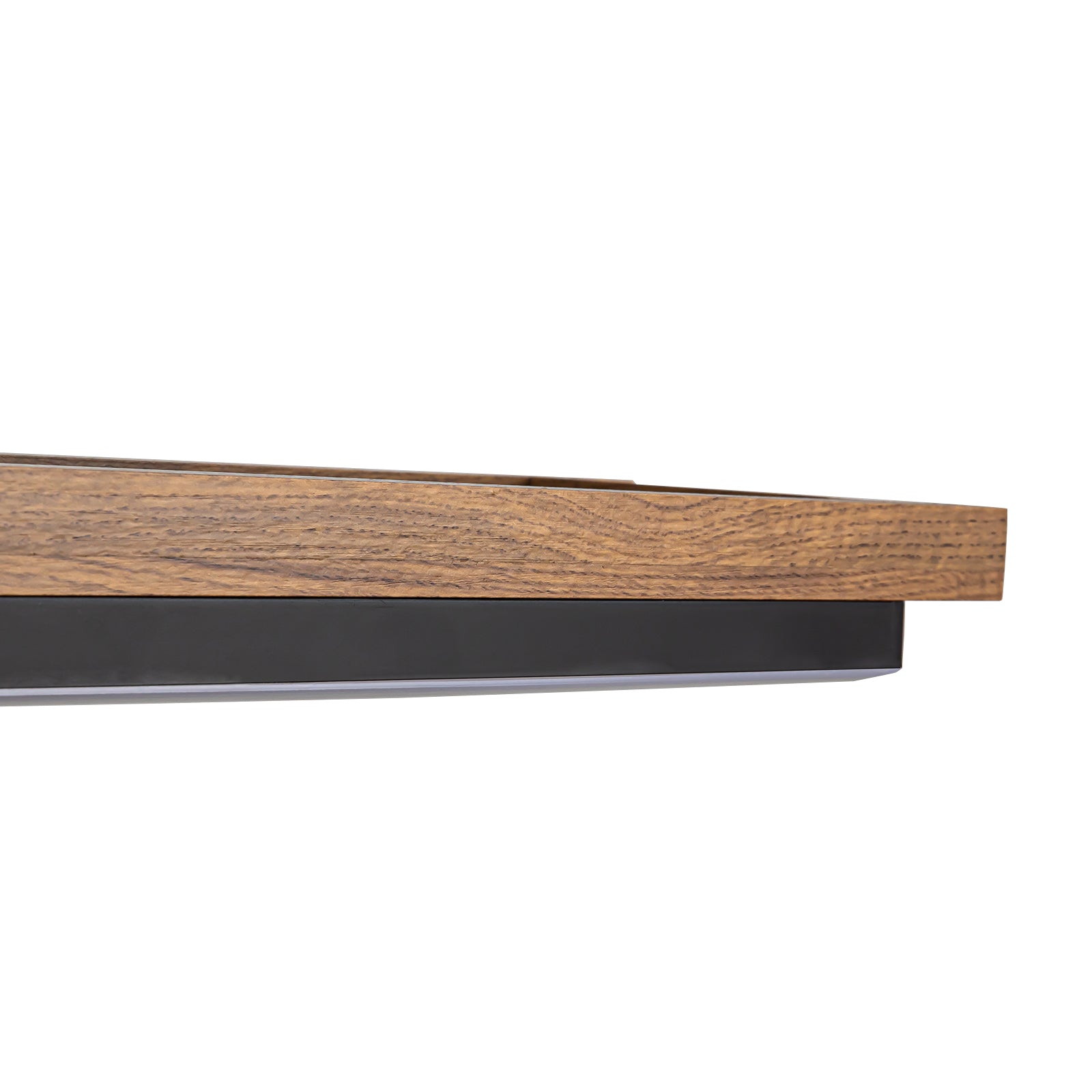Glowlings Farmhouse 3-Licht 40"Breite Integrierte Rechteck Holz LED Unterputz