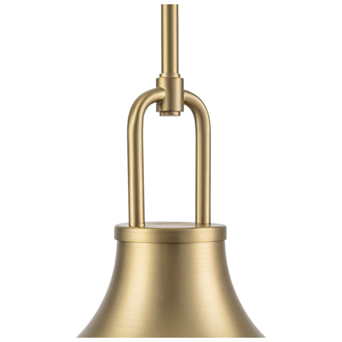 Glowlings Modern Brass Pendant Light Fixture, 3-Light Clear Glass Bowl Chandelier