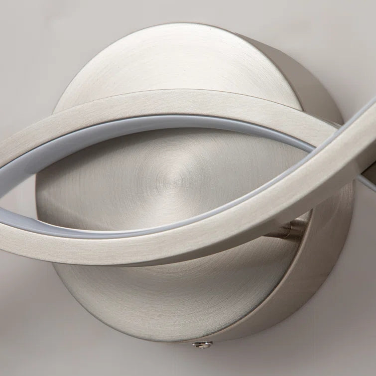 Glowlings Moderne 2-Licht Curve Kreuzung Dimmbare LED Eitelkeit Licht Für Badezimmer