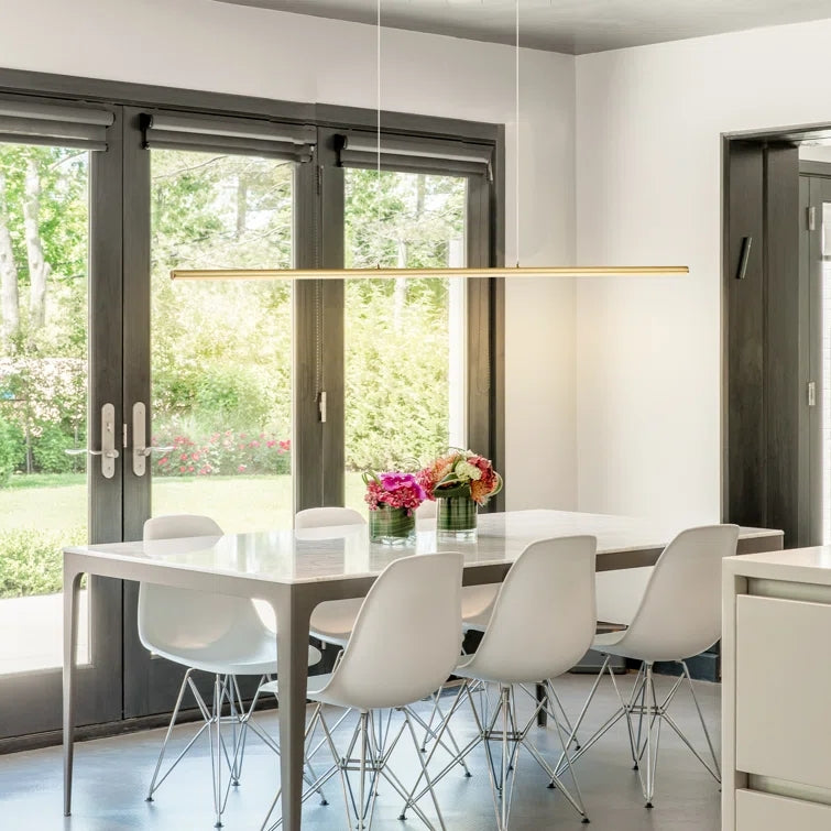 Glowlings 1-flammige minimalistische, verstellbare, dimmbare lineare LED-Pendelleuchte