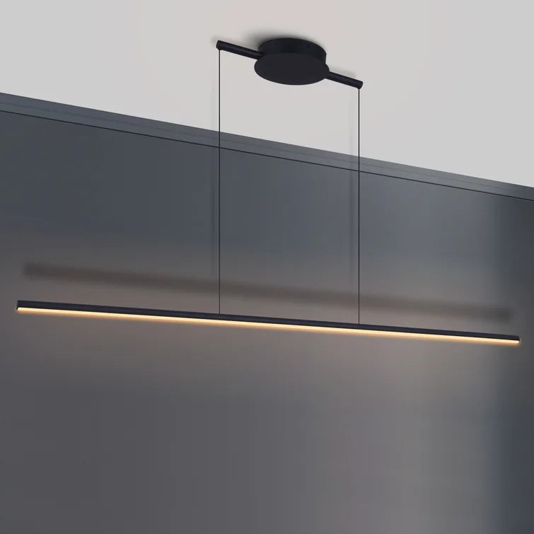 Glowlings 1-flammige minimalistische, verstellbare, dimmbare lineare LED-Pendelleuchte