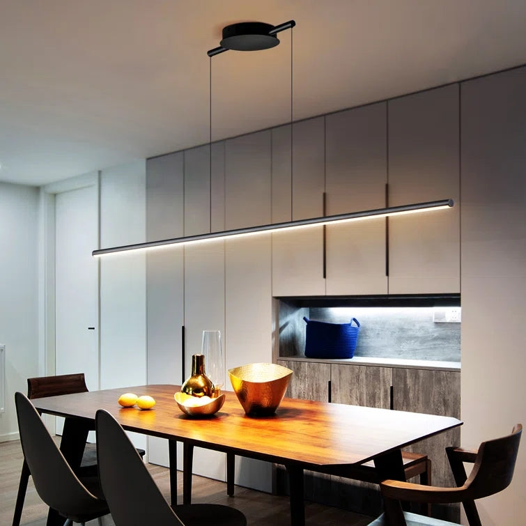 Glowlings 1-flammige minimalistische, verstellbare, dimmbare lineare LED-Pendelleuchte