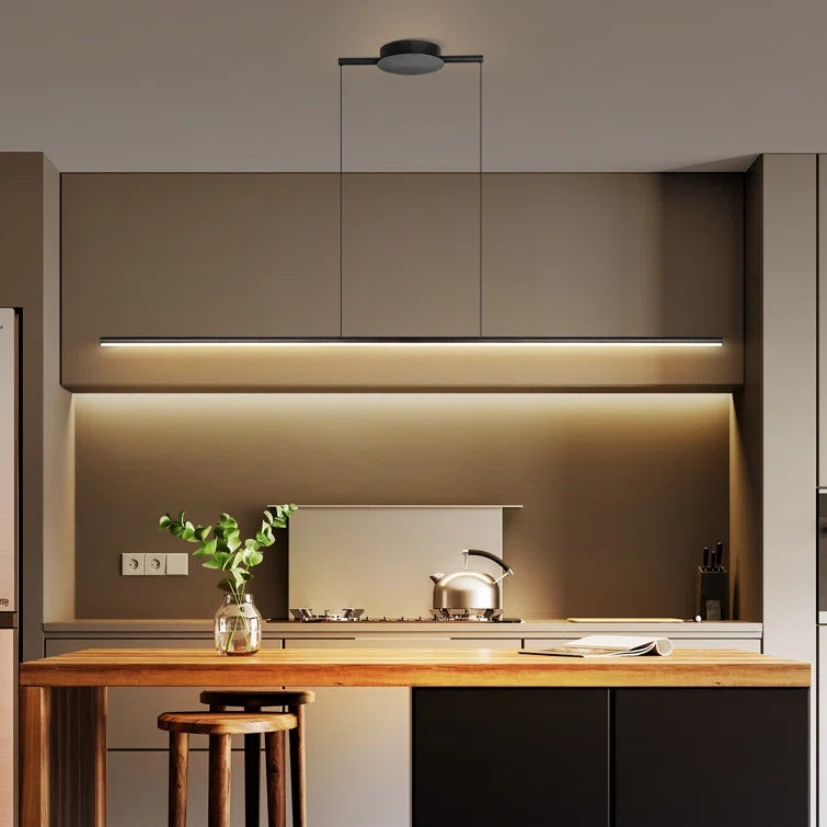 Glowlings 1-flammige minimalistische, verstellbare, dimmbare lineare LED-Pendelleuchte