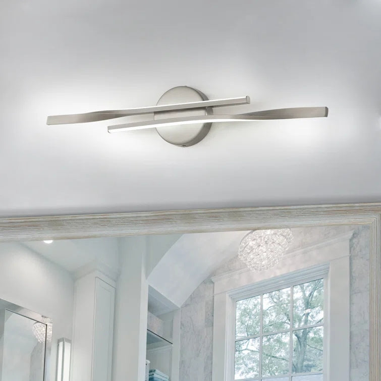Glowlings 2-flammige, moderne, dimmbare LED-Kosmetikleuchte