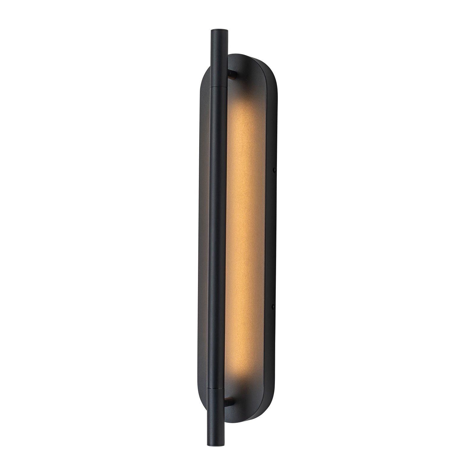 Glowlings 1-Light Modern 350° Rotatable 3000K Matte Black LED Wall Sconce