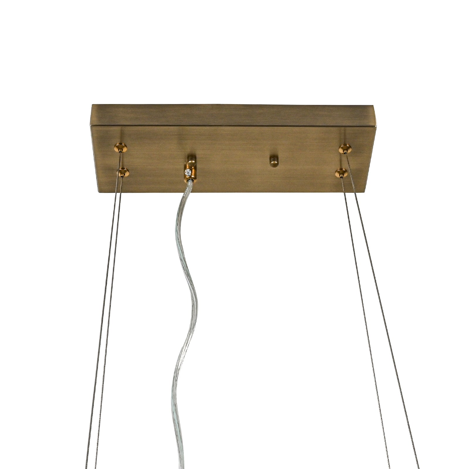 Glowlings 10-Light 47"Wide French Vintage Large Bronze Branches Linear Crystal Chandelier