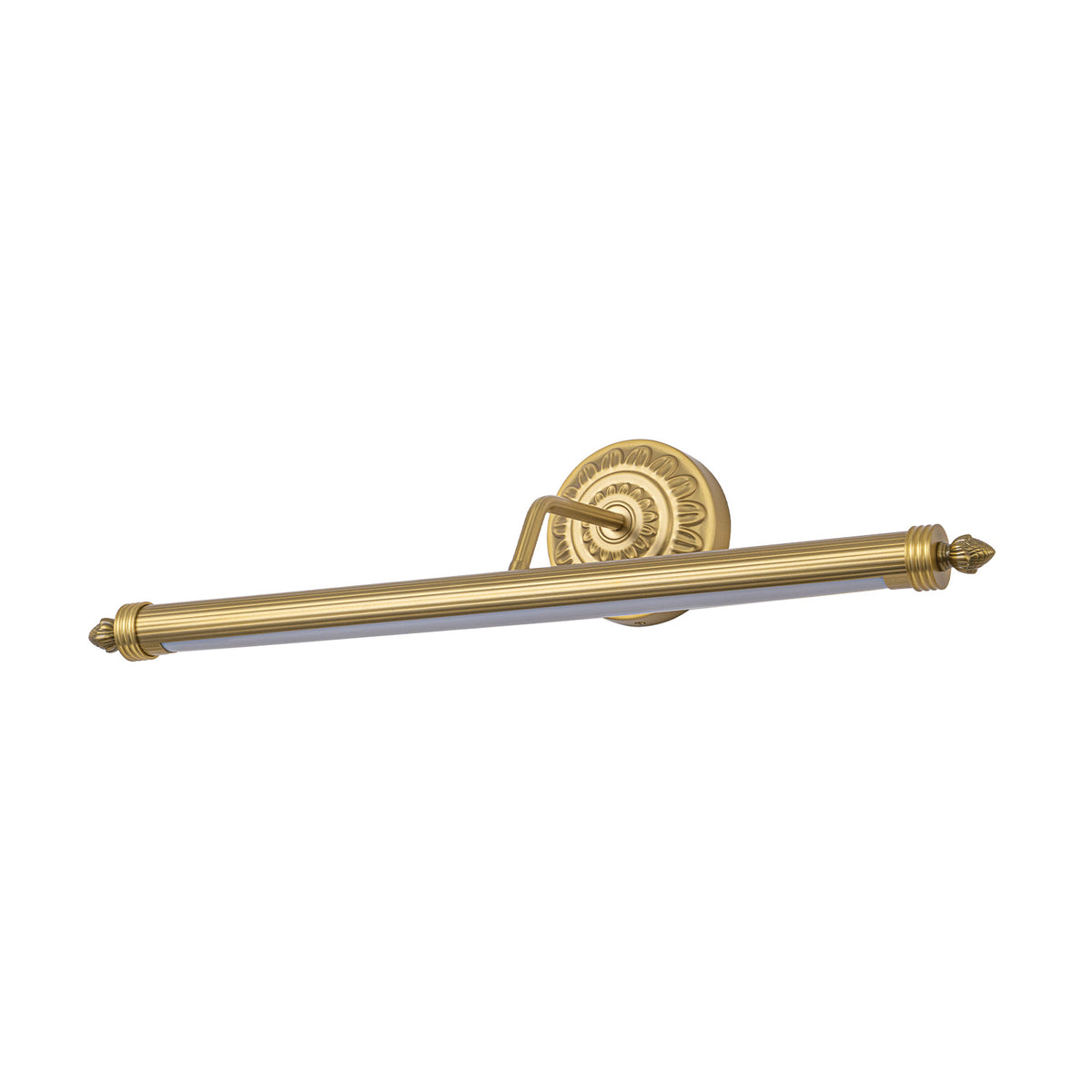 Glowlings 1-Light Antique Brass LED Picture Light, Dimmable Wall Mounted Art Light Sconce for Paintings Gallery Display
