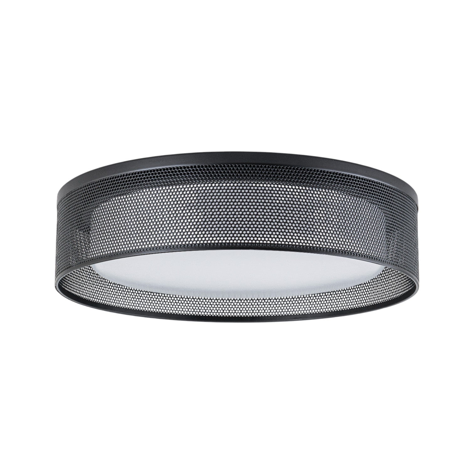 Glowlings 1-Light Modern 13"Wide Black Round LED Flush Mount with 5-CCT Selectable Switch