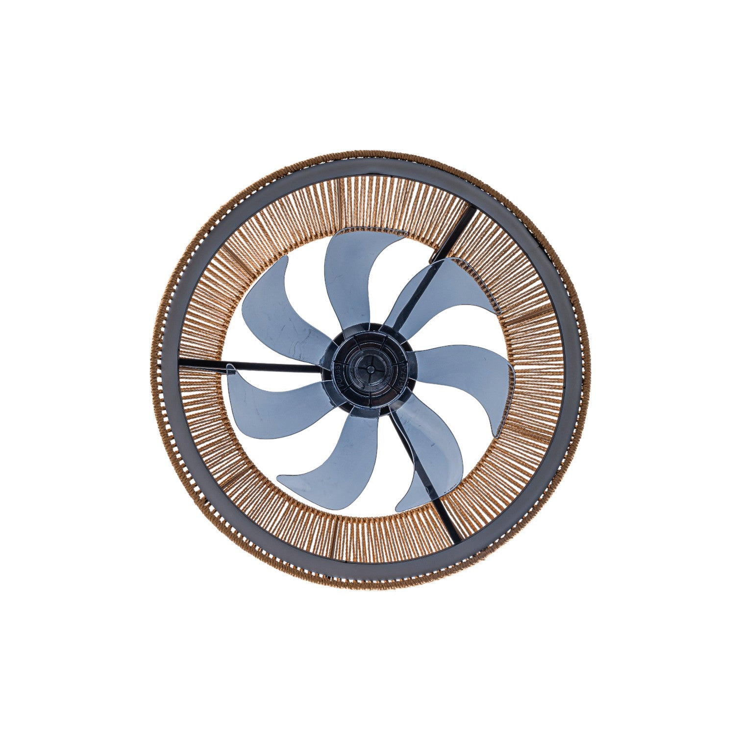 Glowlings 1-Light Boho Rattan Cone LED Ceiling Fan with Light 6-Speed DC Motor Remote