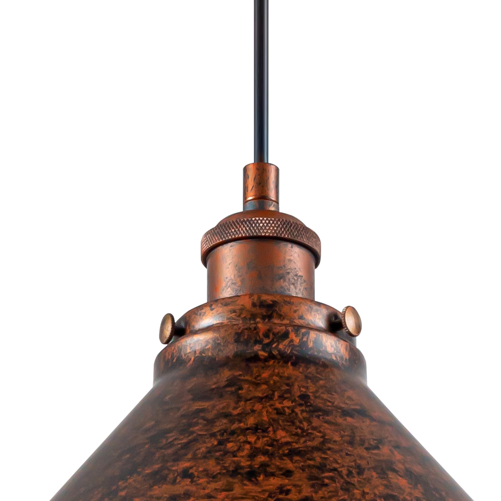 Glowlings 1 Light Industrial 14 Wide Dome Cone Shade Antique Copper Pe