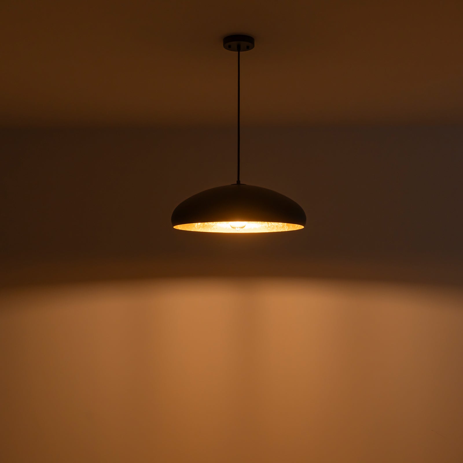 Glowlings 1-Light 20"Wide Industrial Oil Rubbed Bronze Dome Pendant Light Island Light