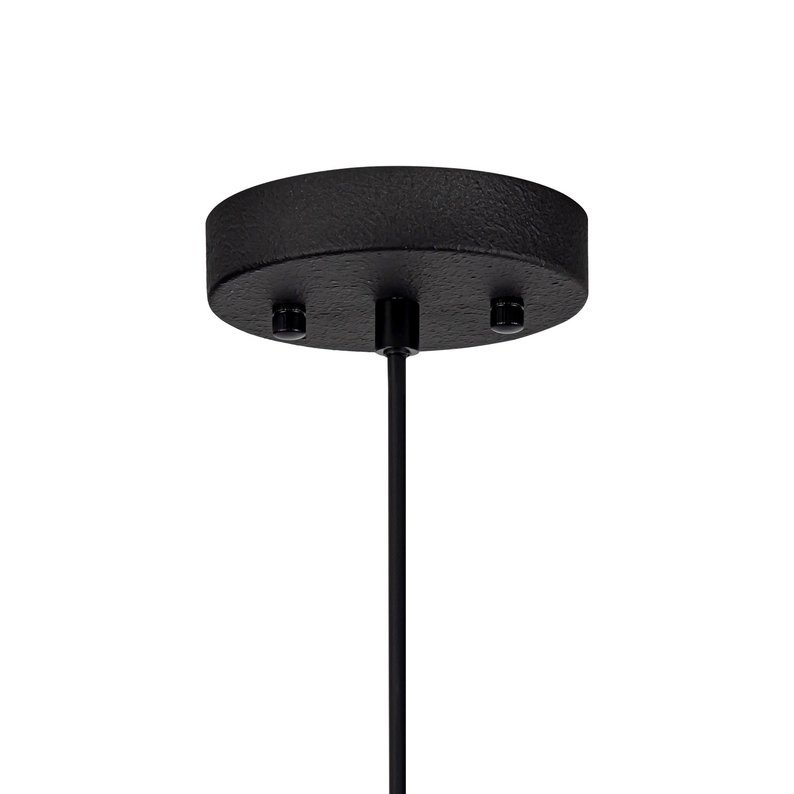 Glowlings 1-Light 20"Wide Vintage Oversized Texture Black Dome Pendant Light for Kitchen Island