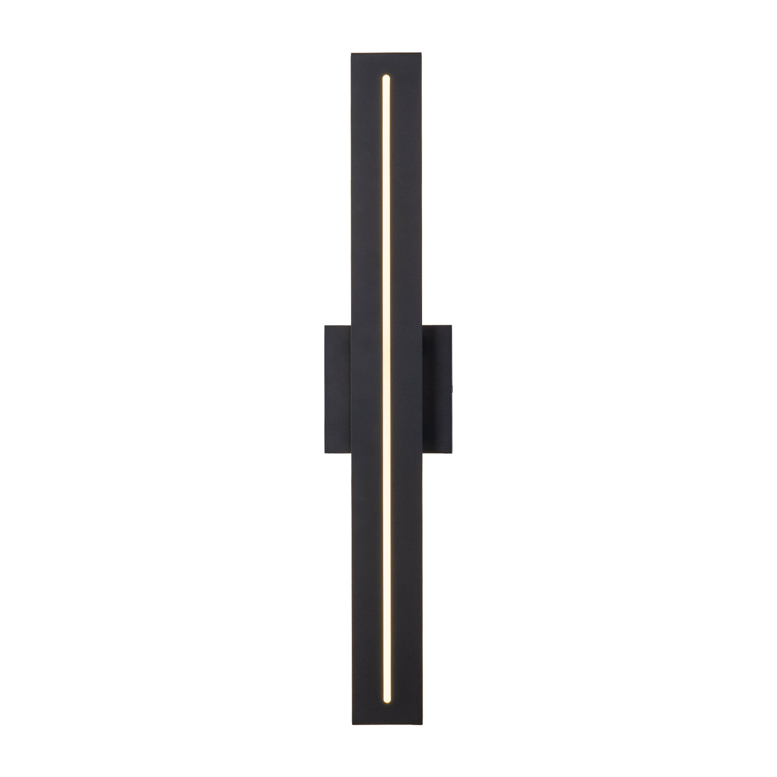 Glowlings 1-Light Minimalist  24"High IP54 Slim Vertical Porch Outdoor LED Wall Sconce