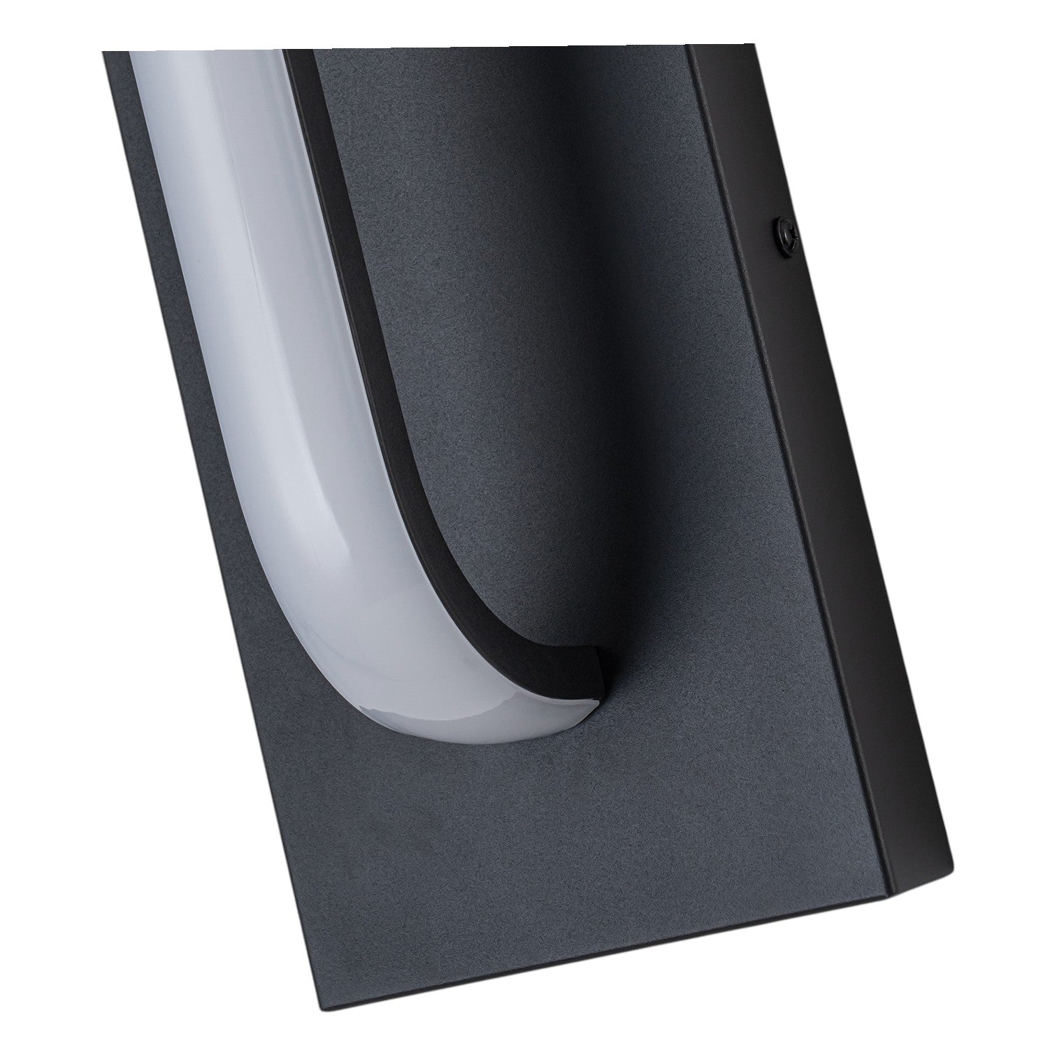 Glowlings 1-Light Minimalist Matte Black Linear Warm White 3000K LED Wall Sconce