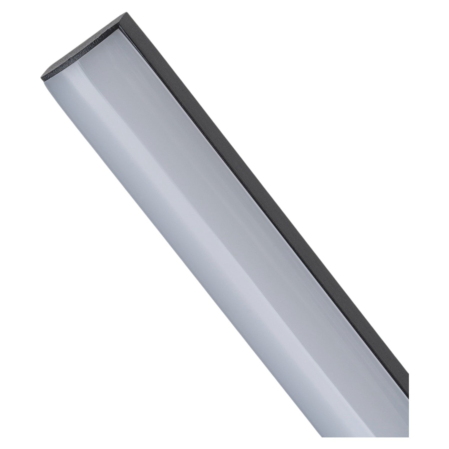 Glowlings 1-Light Minimalist Matte Black Linear Warm White 3000K LED Wall Sconce